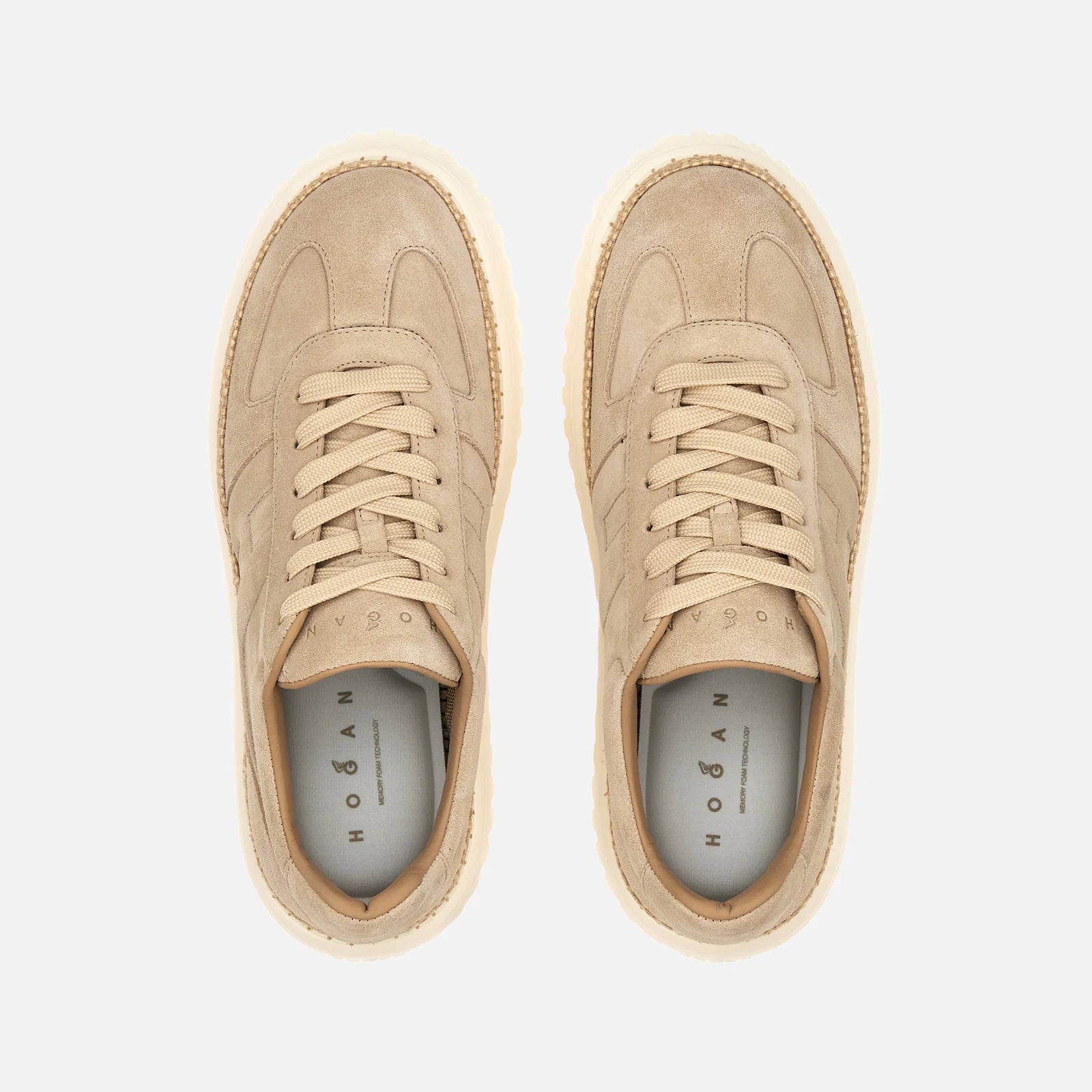 Light Biscuit H710 H-Stripes Basket Sneakers