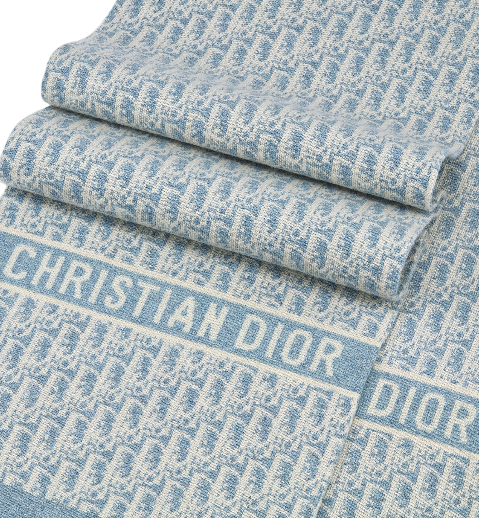 Long Cashmere Jacquard Pattern Scarf