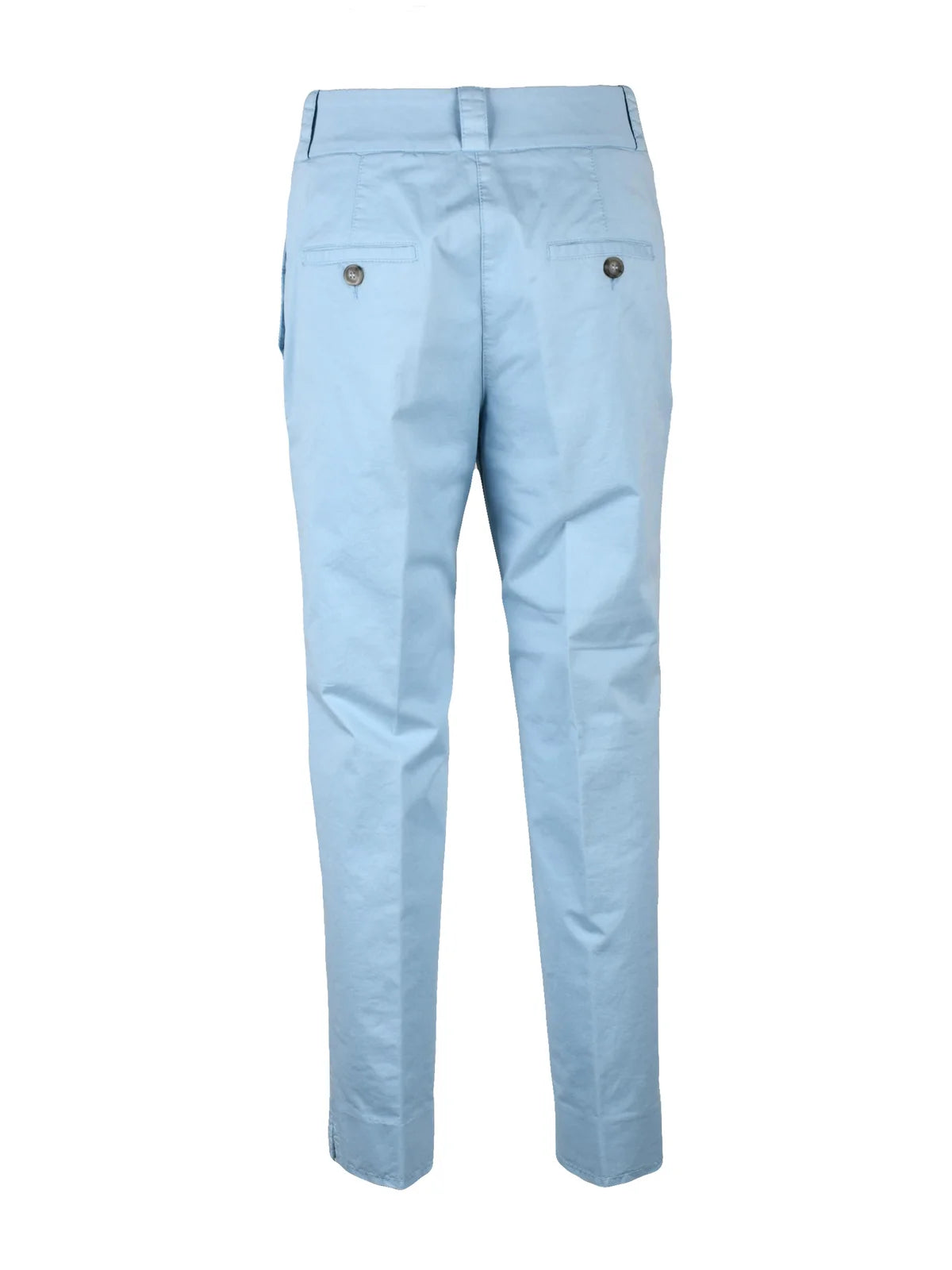 Peserico Easy Cotton Stretch Trousers - Light Blue