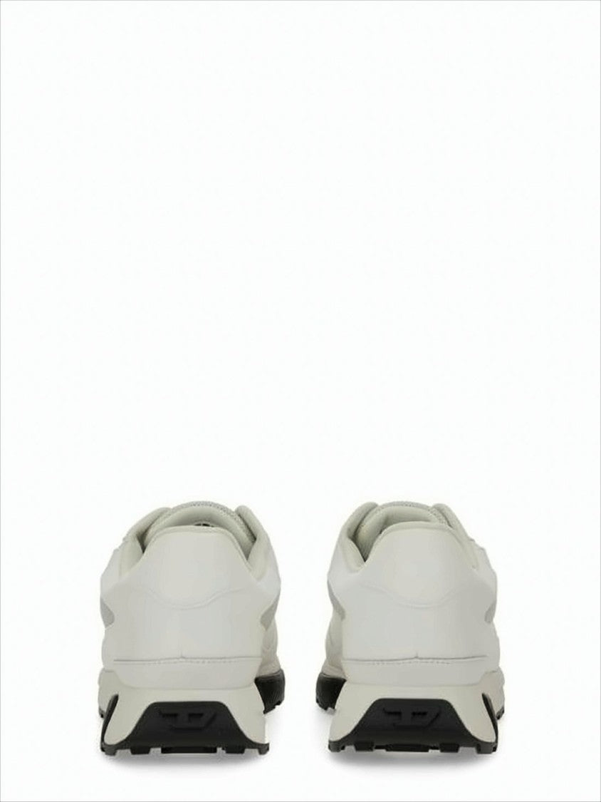 Lace-Up Sneakers with Smooth