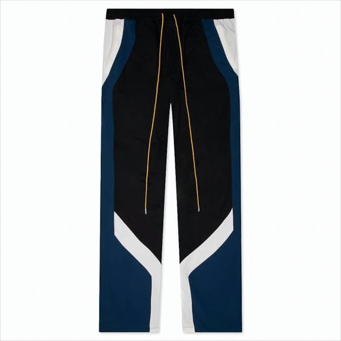 Color-Blocked Nylon Jogger Pants with Drawstring