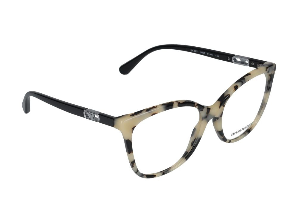 Eyeglasses Emporio Armani 0EA3231 6058 Panna Havana lucido 54/17/140