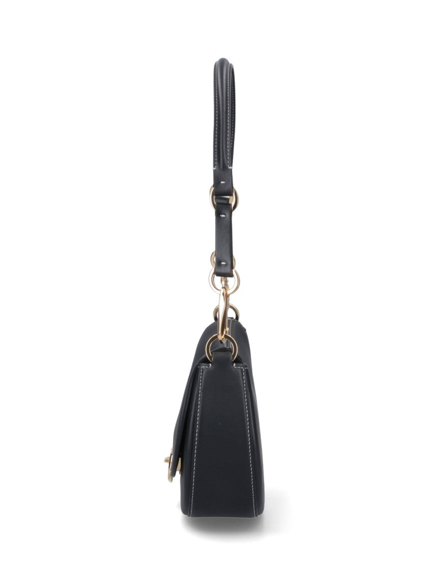 Small 'Ohval' Shoulder Bag – Black
