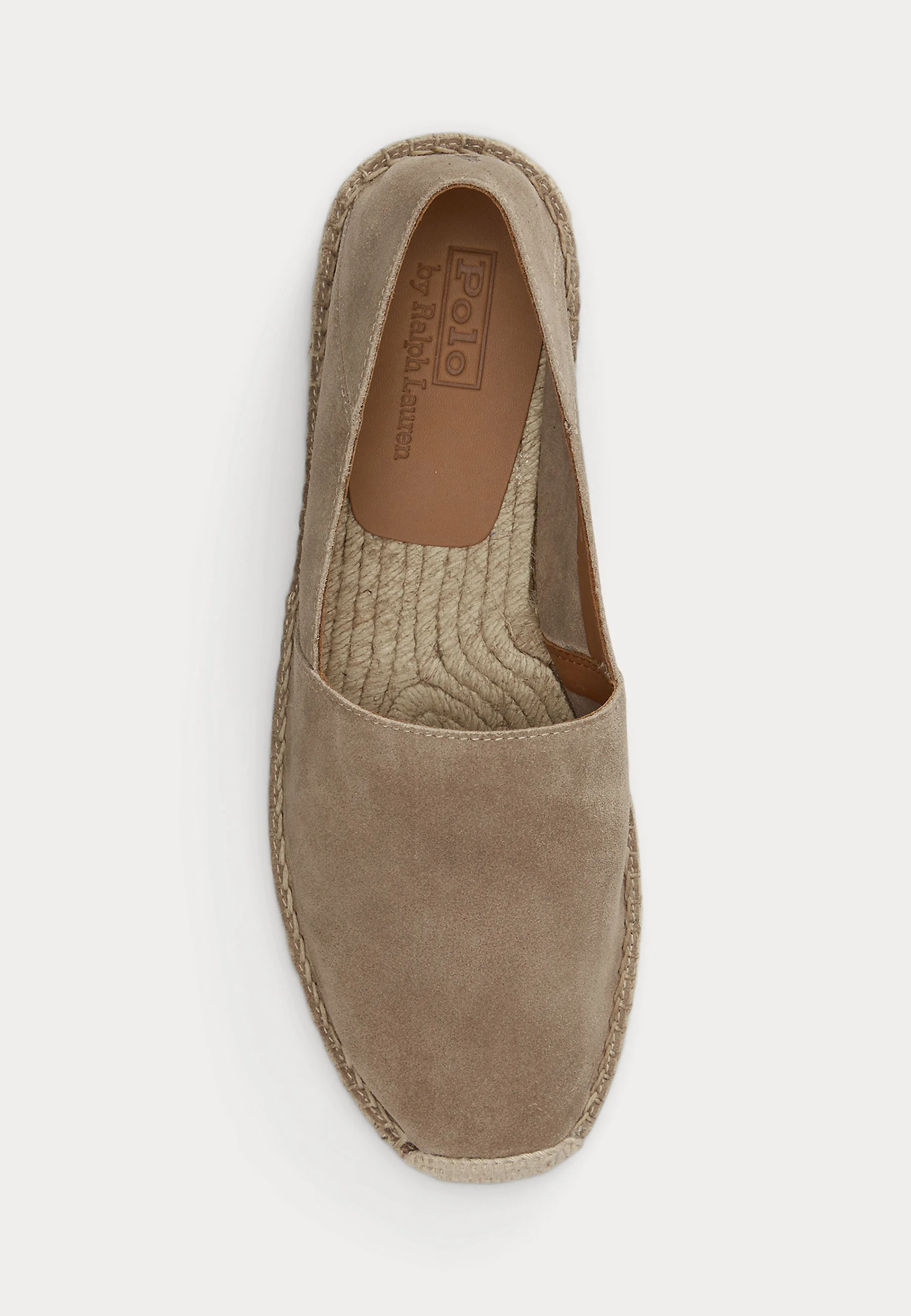 Slip-On Suede Espadrilles with Braided Jute Sole