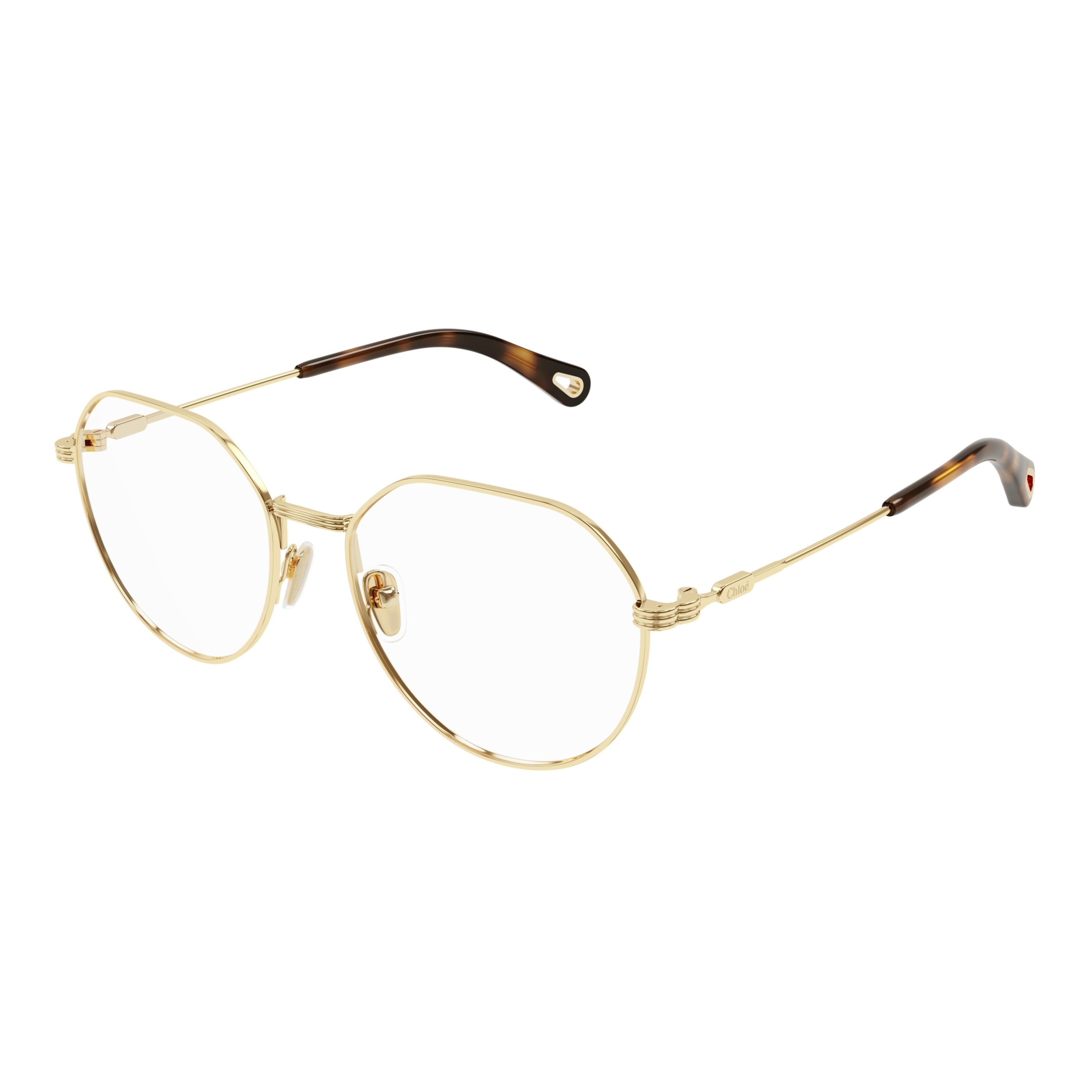 Ch0180o Delicate Gold-Finish Eyeglasses