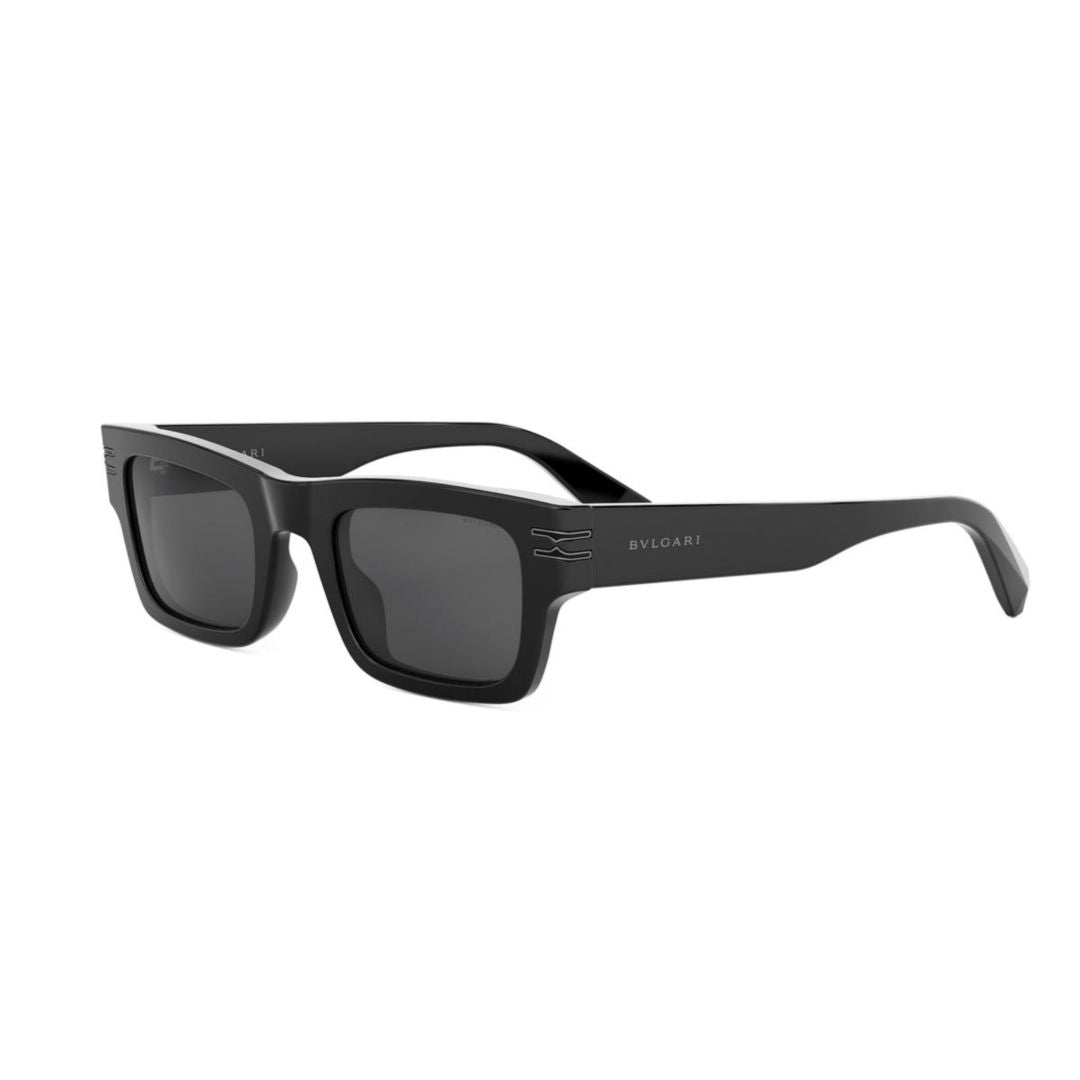 Bv40064i Rectangular Black Sunglasses