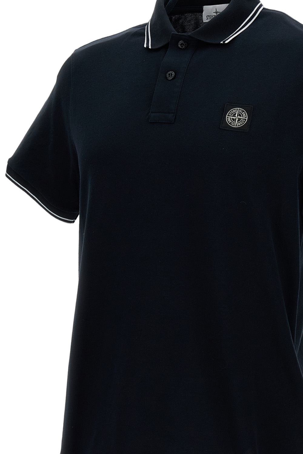 Straight-Fit Cotton Polo With Logo Patch
