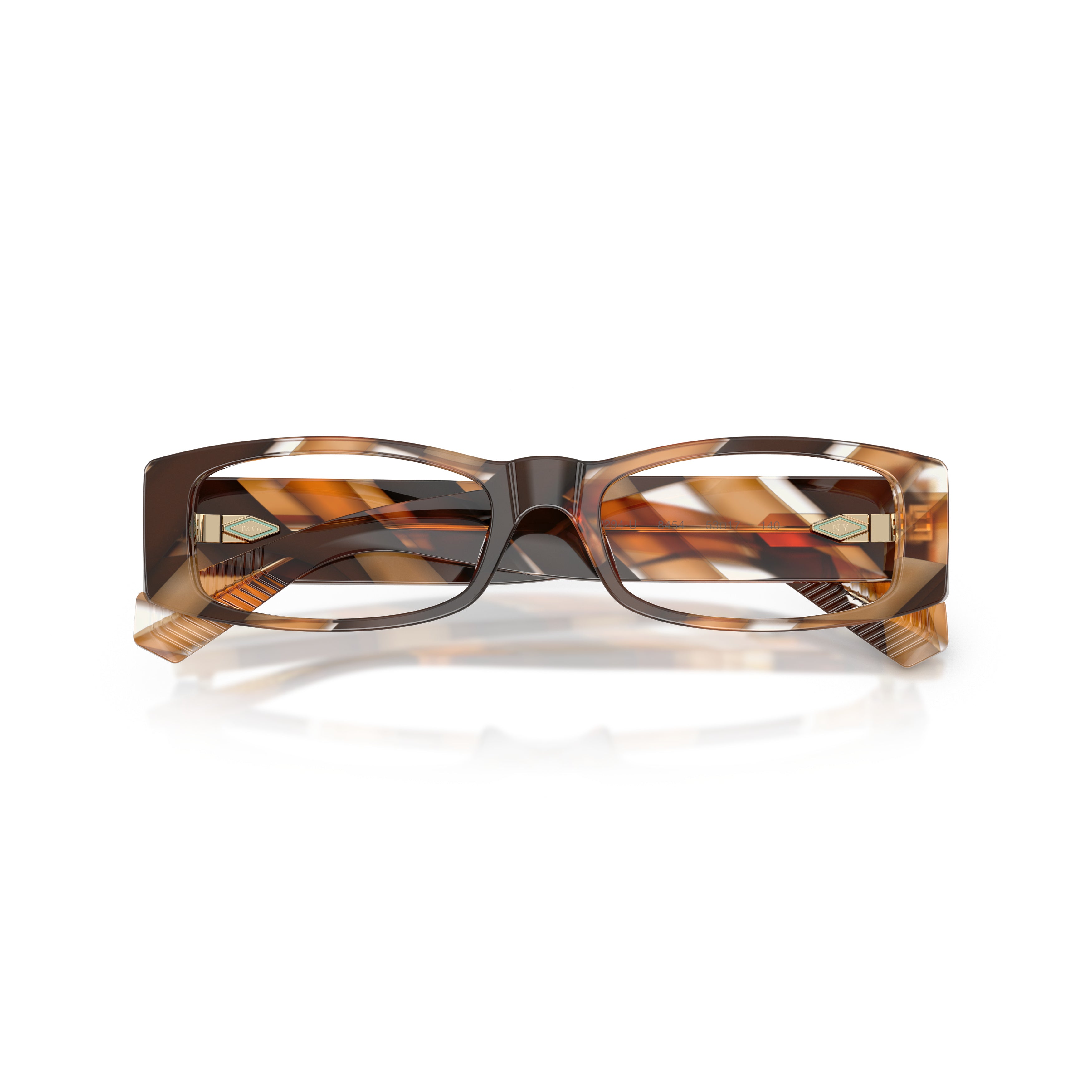 0tf2294u Tortoiseshell Rectangular Eyeglasses