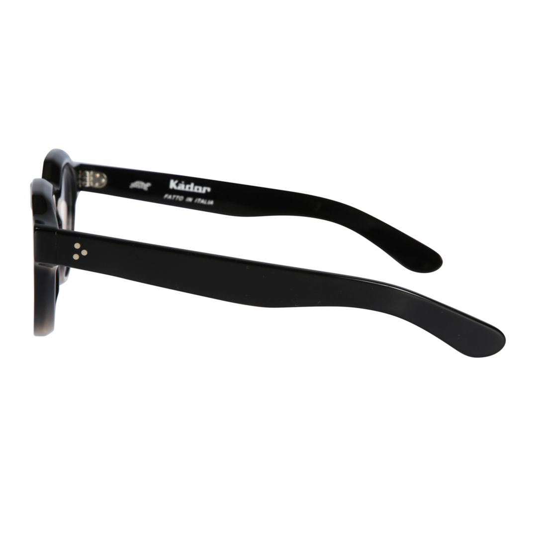 Spike Rounded Frame Sunglasses with Keyhole Bridge