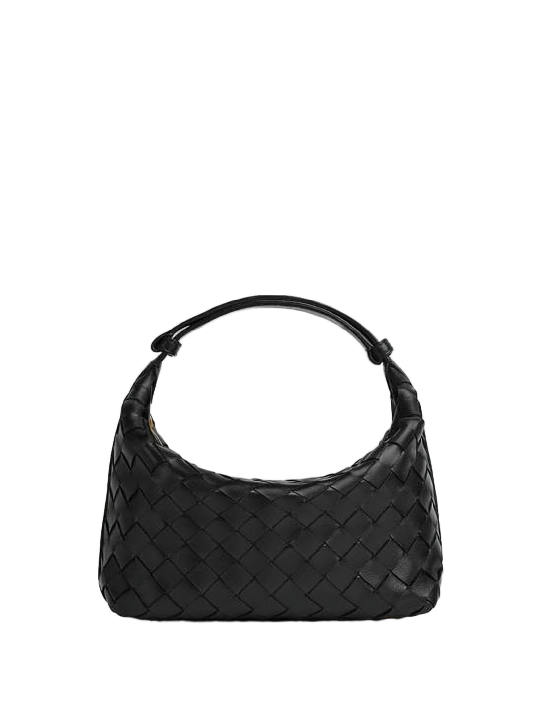 Woven Leather Shoulder Bag