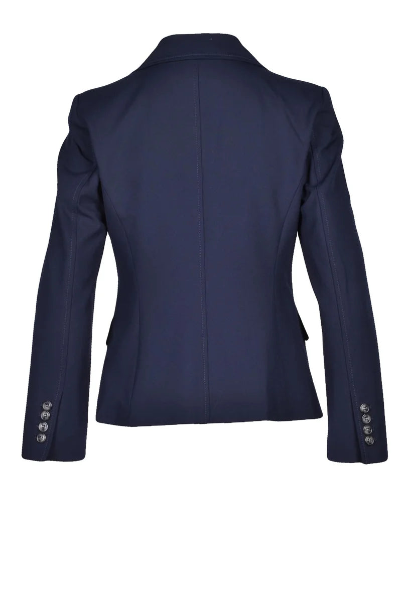Double-breasted Bolero Jacket - Blue