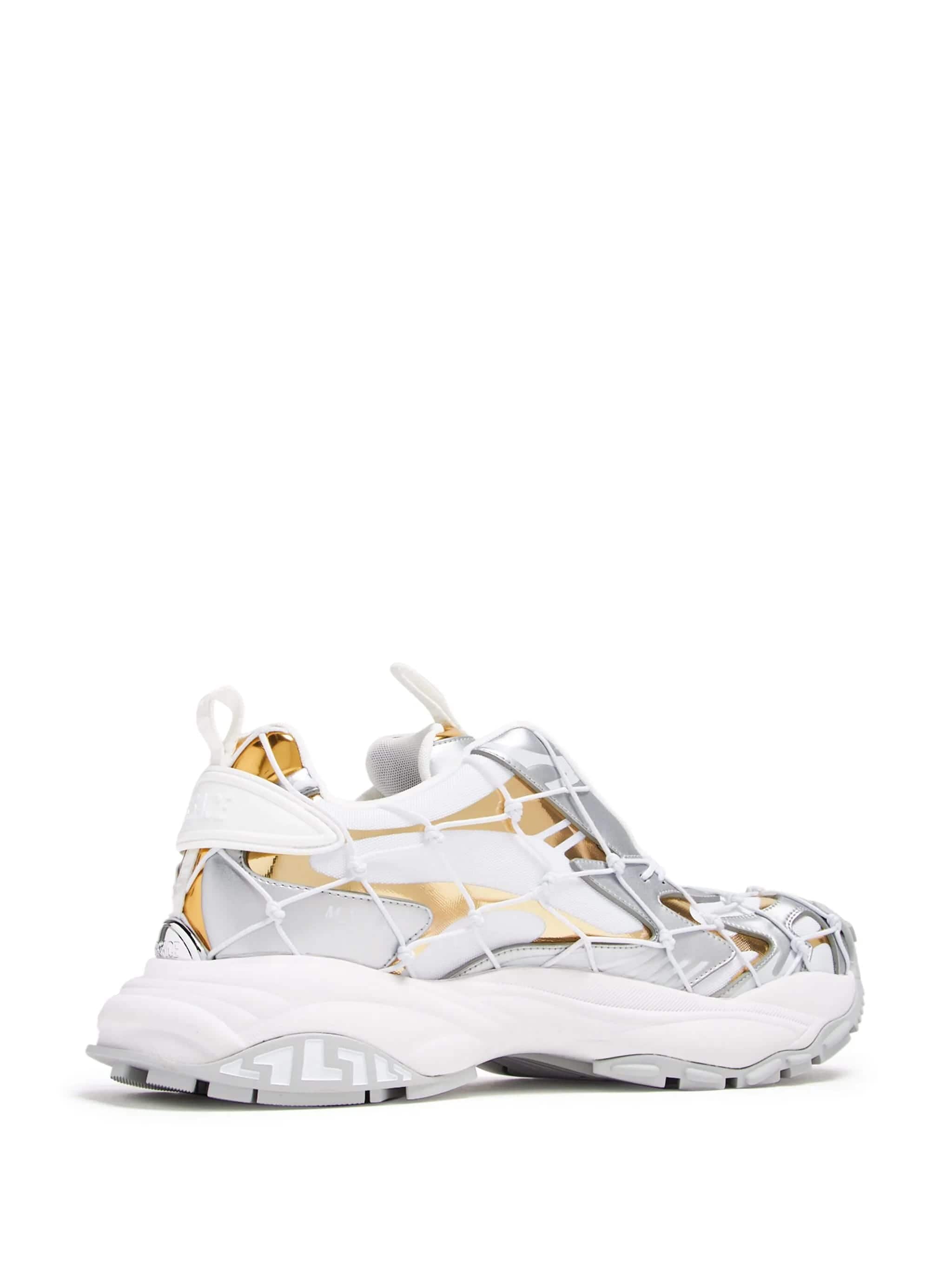 White Mercury M_VS_03 Futuristic Rope Sneakers