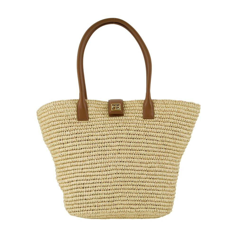 Cabas Lou Monogramme - Leather - Beige