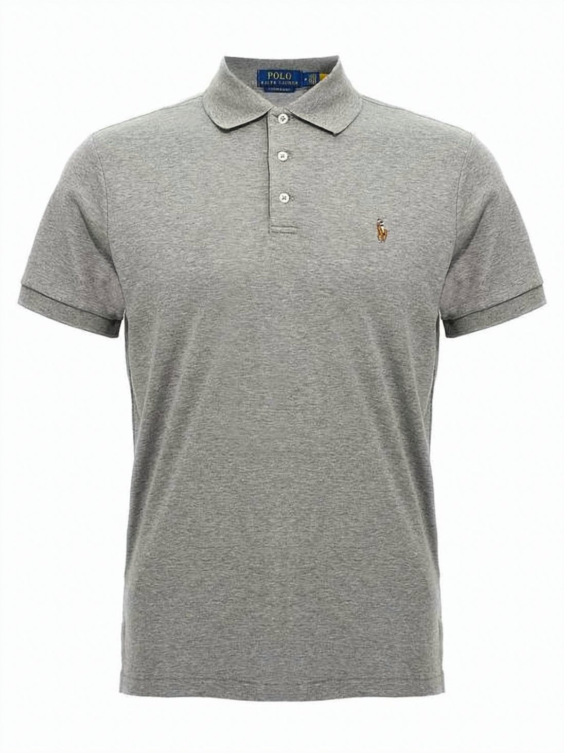 Classic Short-Sleeve Polo with Textured Fabric