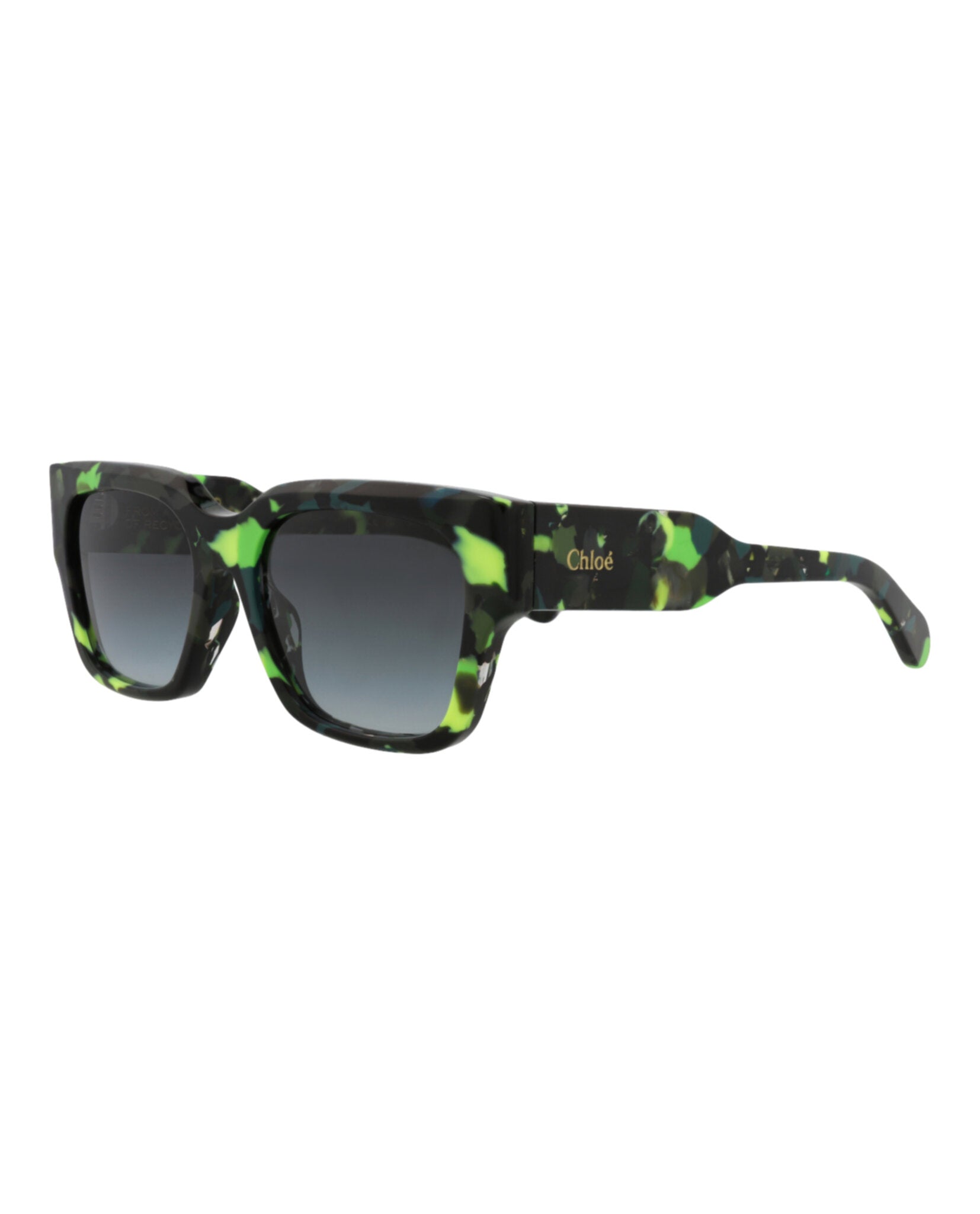 Square-Frame Recycled Acetate Sunglasses