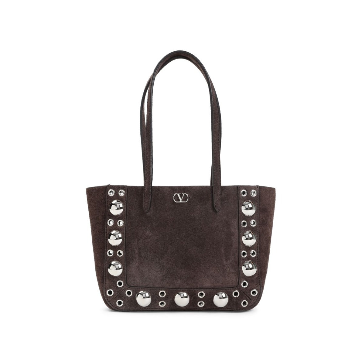 Spacious Brown Cow Suede Shoulder Bag