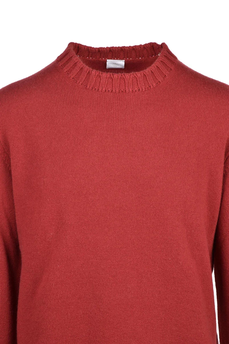 Crew Neck Pullover - Red