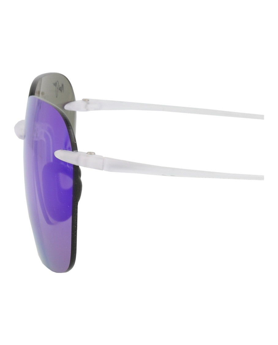 Square-Frame Nylon Sunglasses