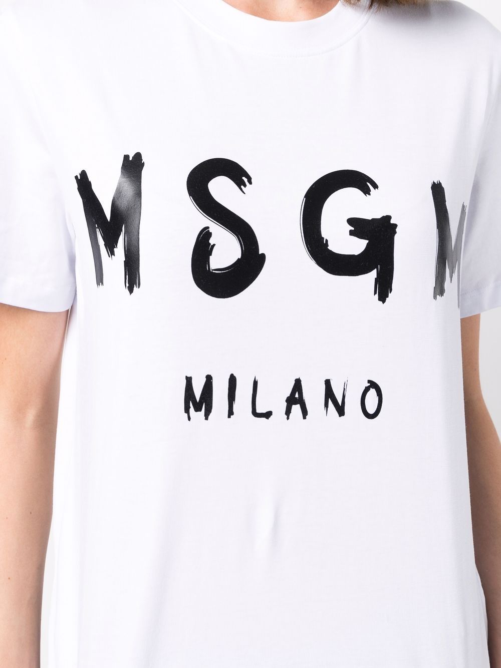 Graffiti logo-print T-shirt