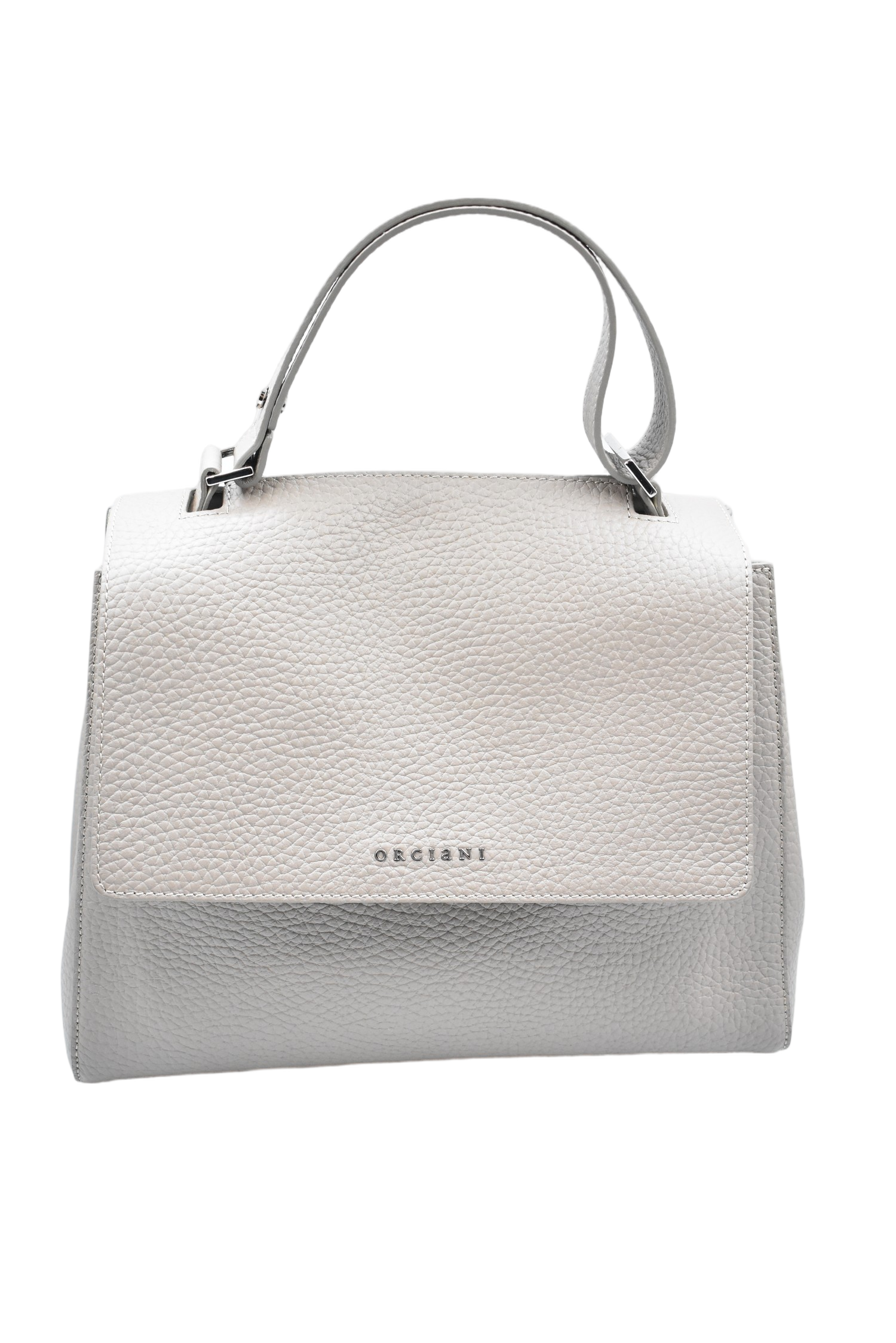 Medium Soft Pebbled Leather Shoulder Bag