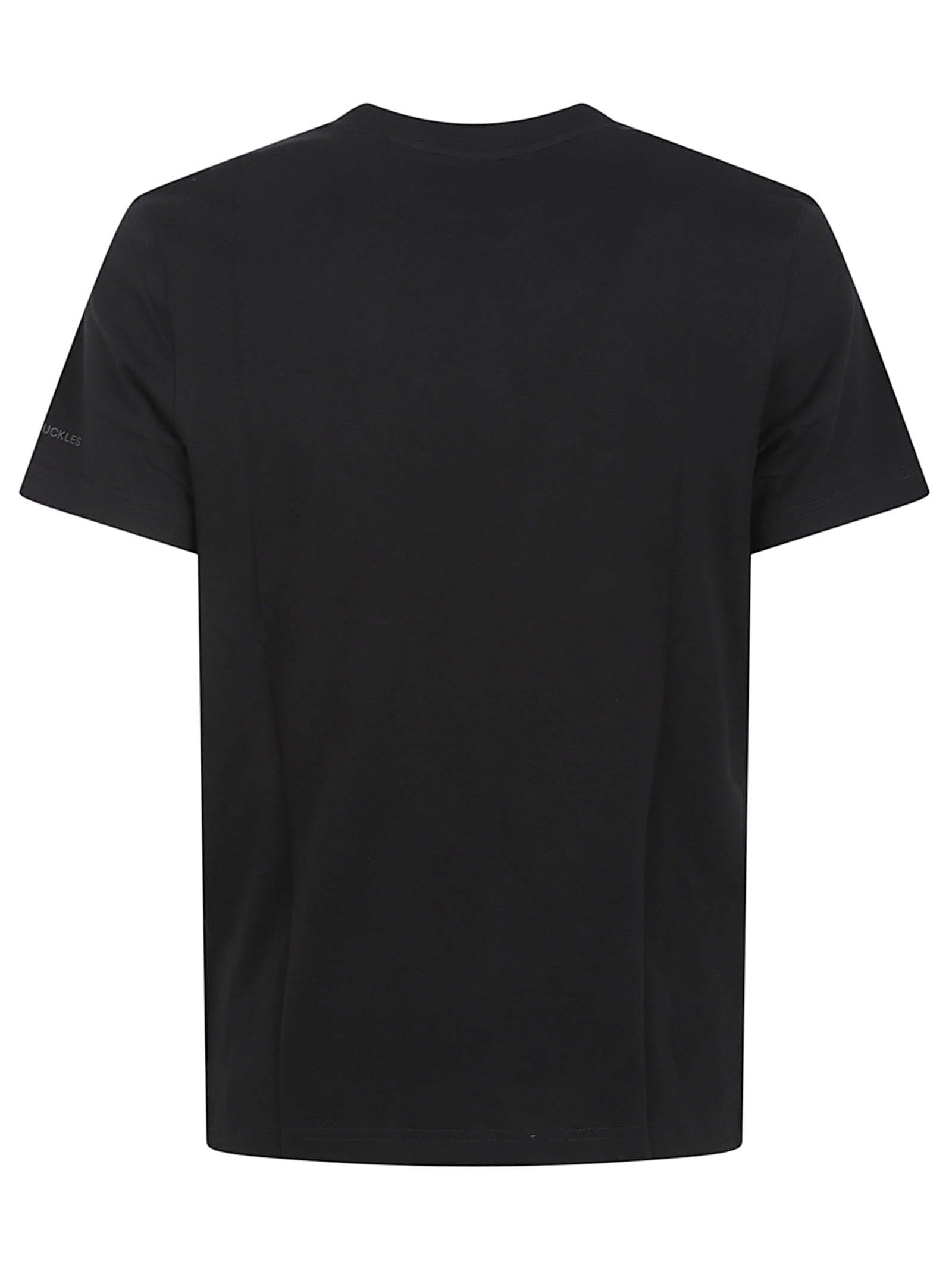 Pima Cotton Crew Neck T-Shirt with Logo Detail