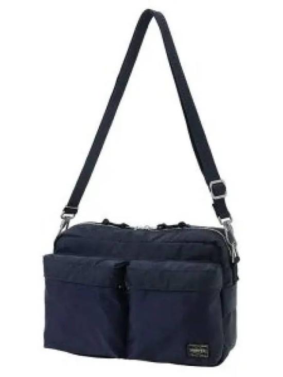 Compact Nylon Shoulder Bag With Adjustable Strap