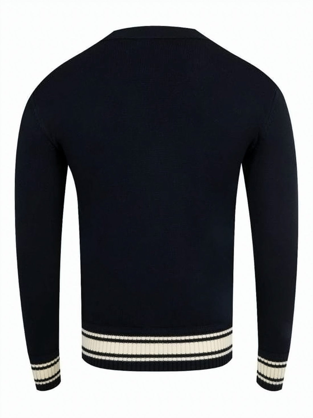 Deep V-Neck Knit Cardigan