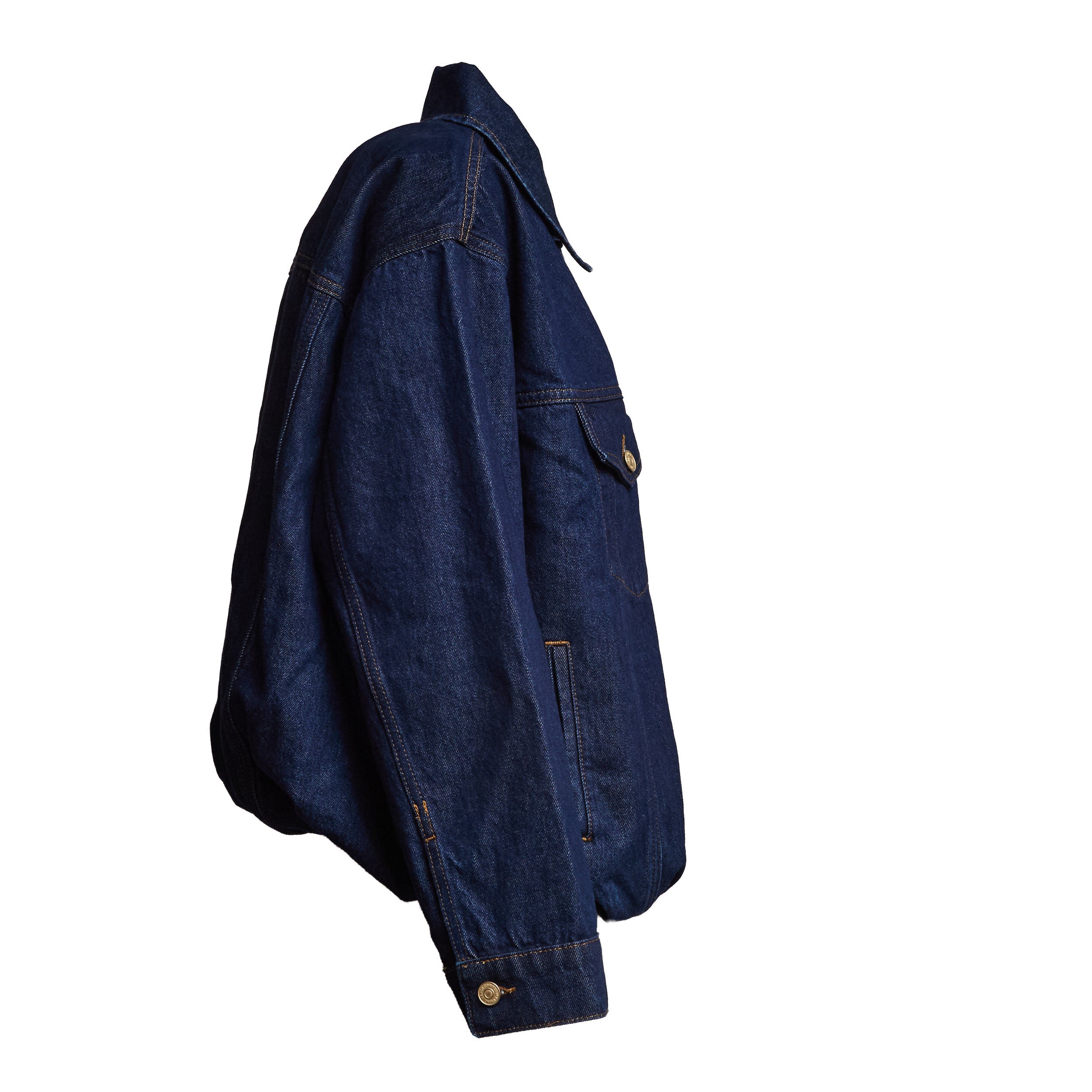 Gathered Indigo Soul Jacket