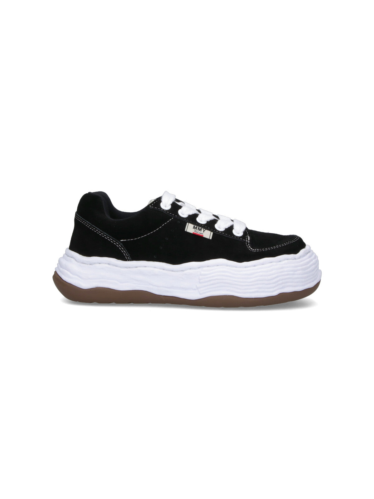Low-Top Sneakers With Rounded Toe