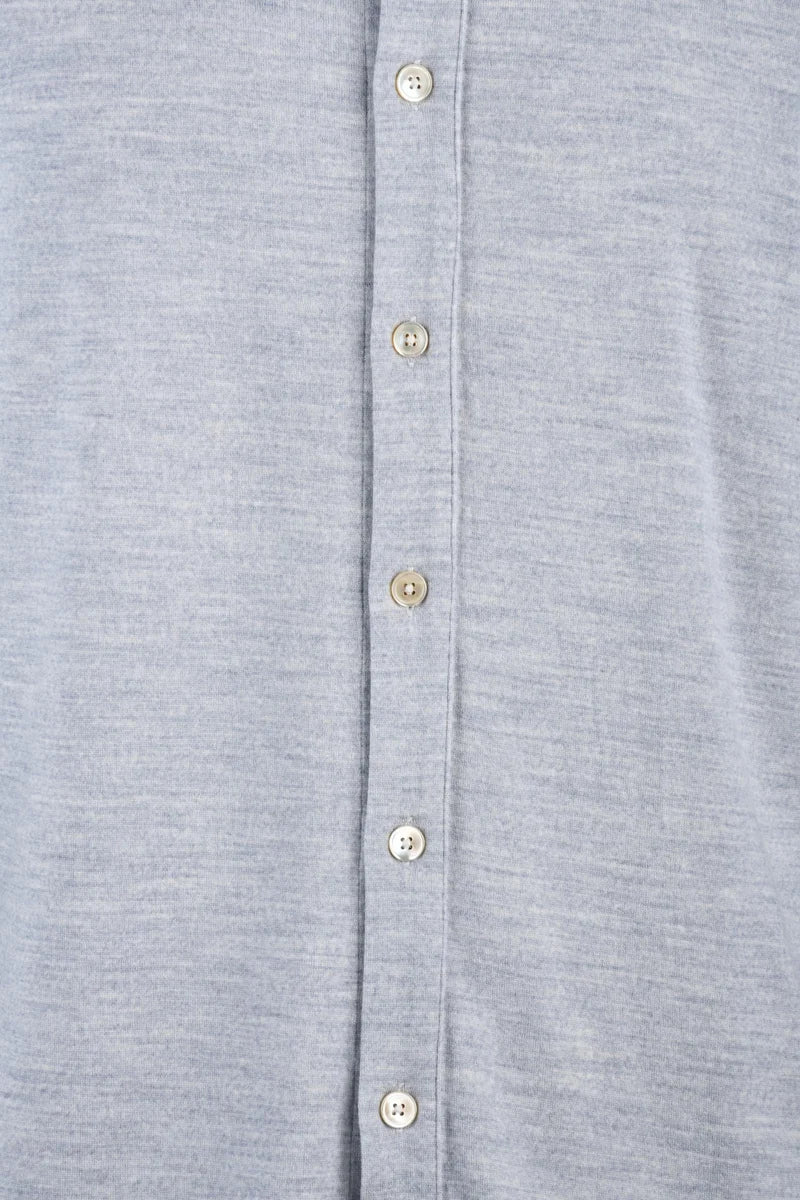 Wool Cashmere Shirt - Light Grey