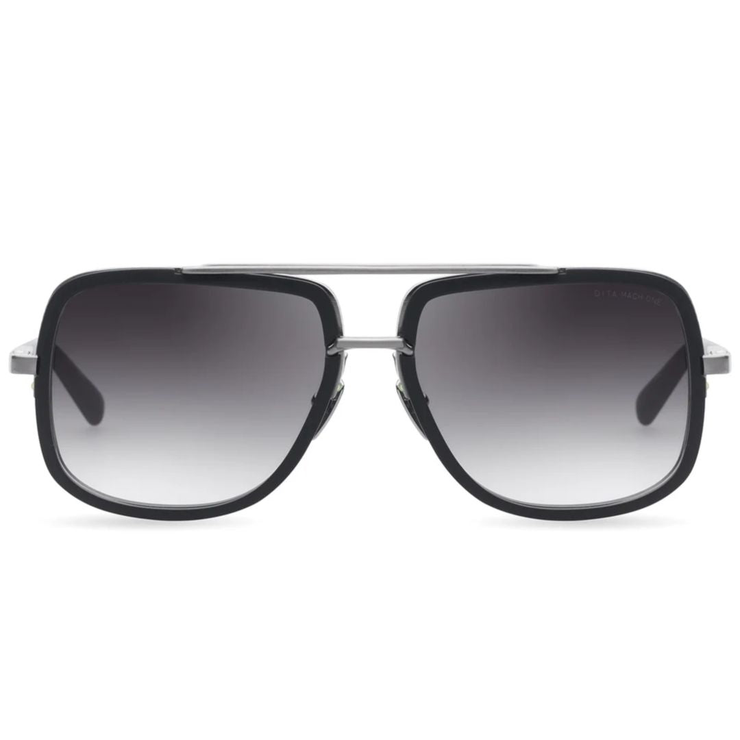 Mach-One Bold Square-Frame Sunglasses with Gradient Lenses