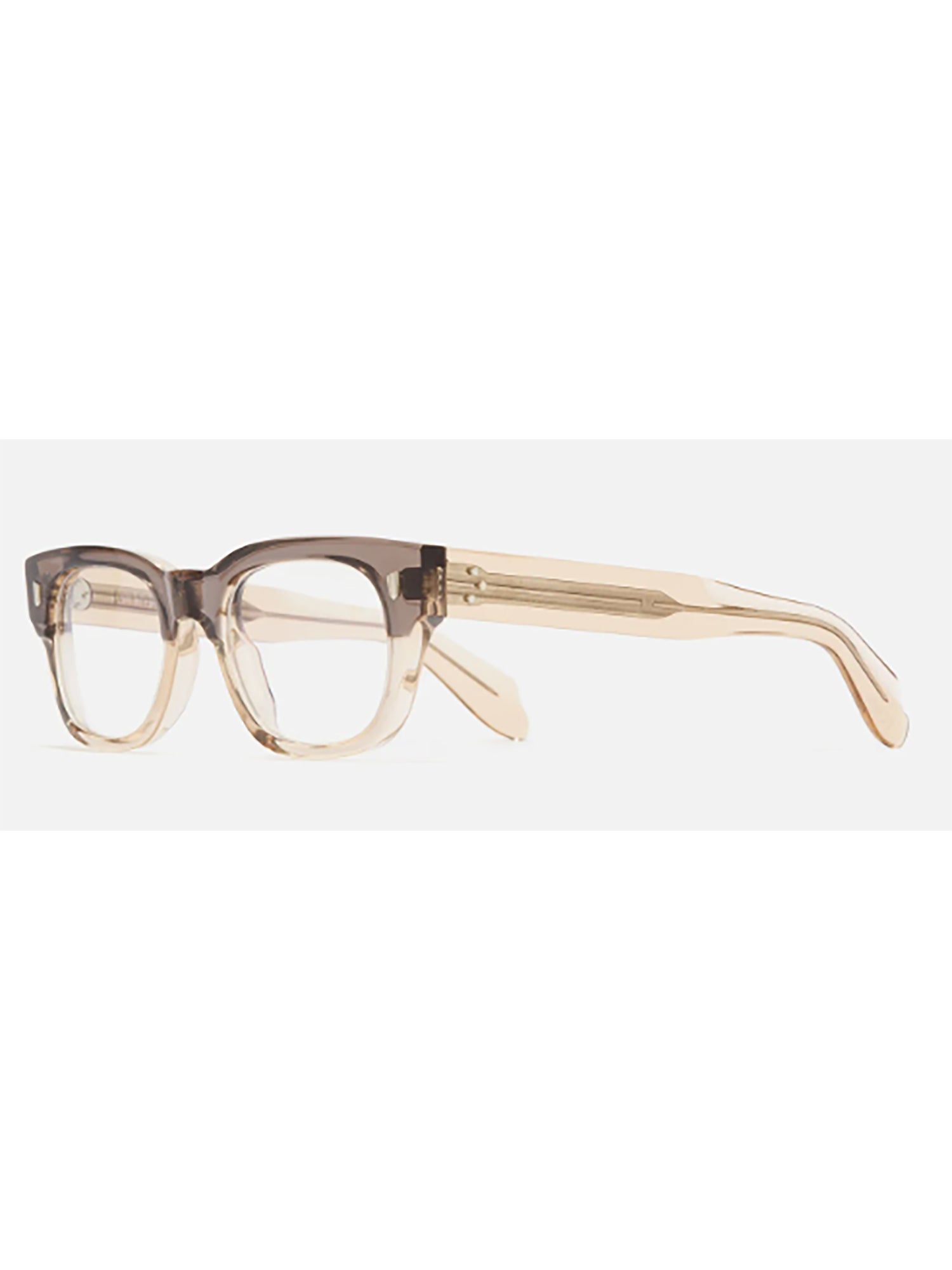 Rectangular Two-Tone Acetate Eyeglasses
