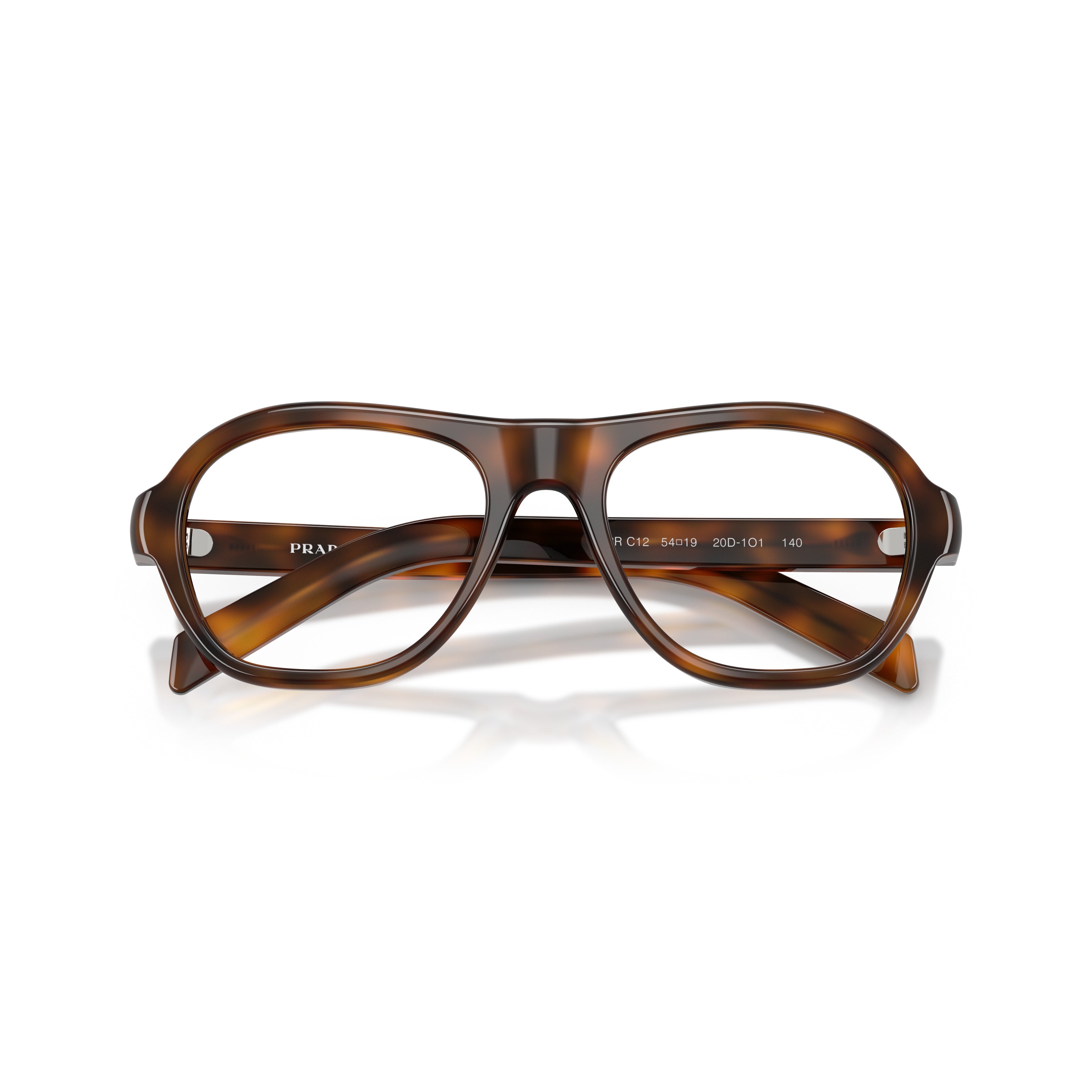 Tortoiseshell 0pr C12v Aviator Inspired Sunglasses