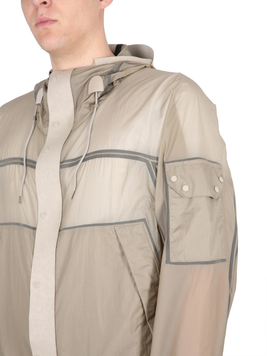 Bonded Anorak Jacket with Adjustable Hood