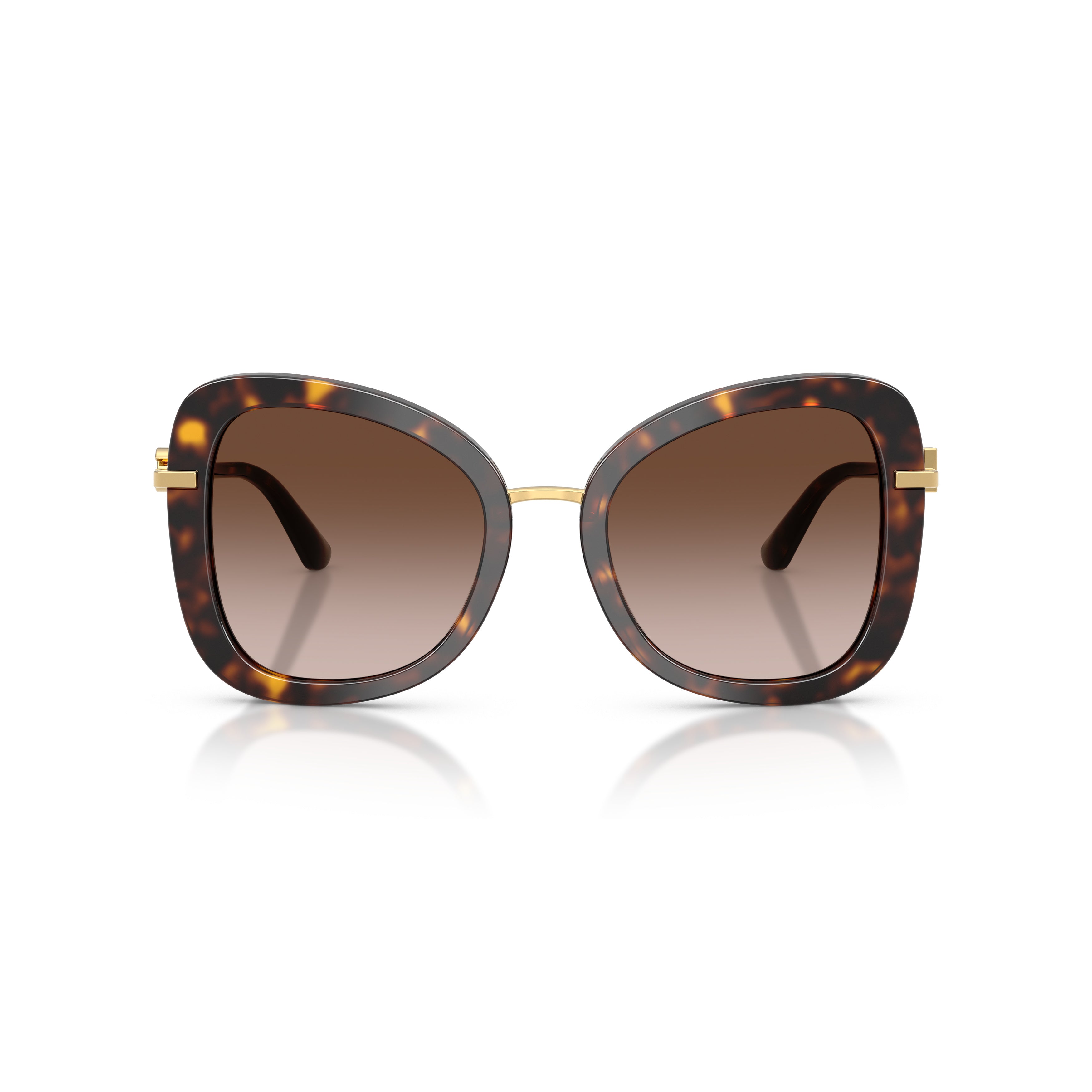 0dg4535 Oversized Square Sunglasses with Tortoiseshell Acetate Frame