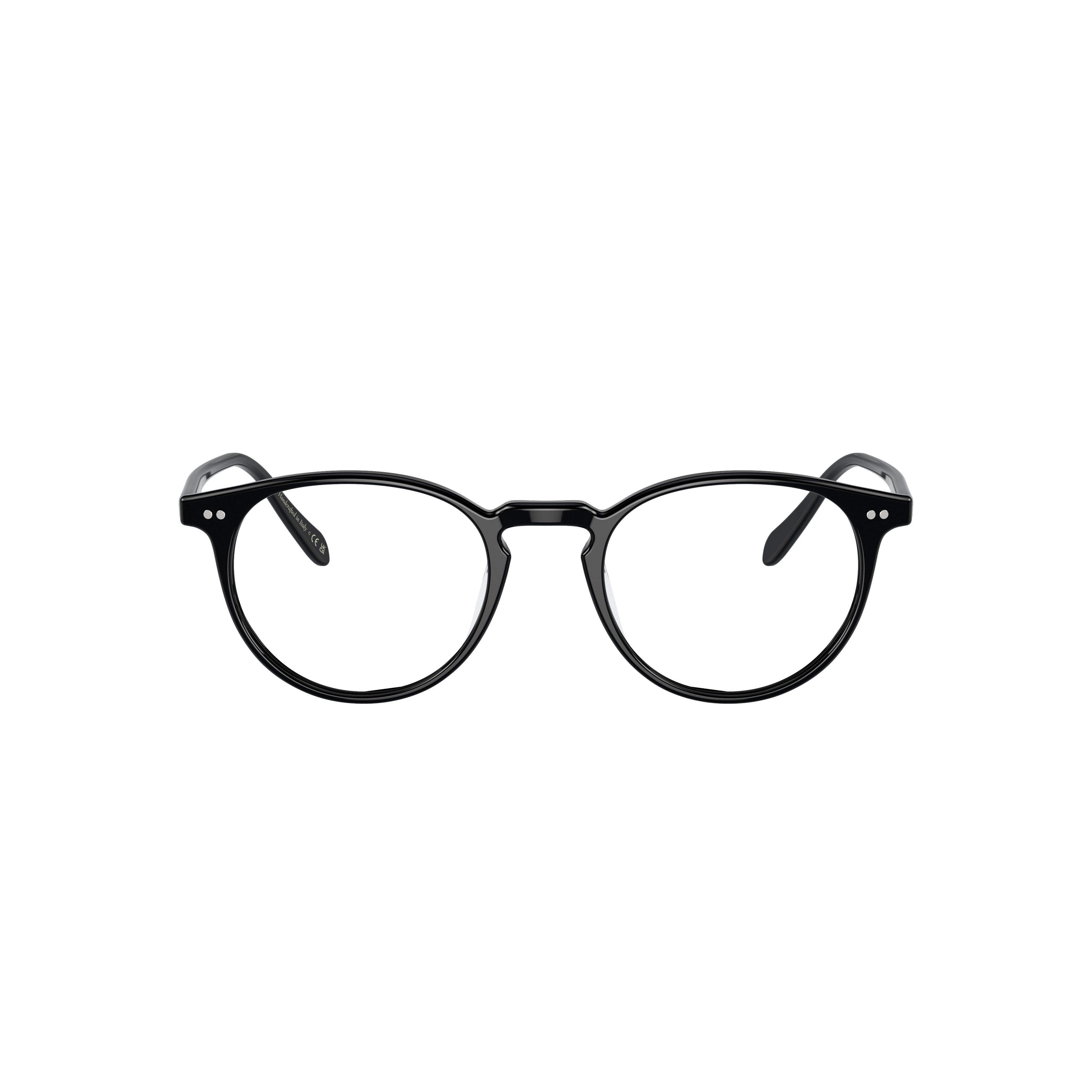 0ov5004 Classic Round Frame Eyeglasses with Keyhole Bridge