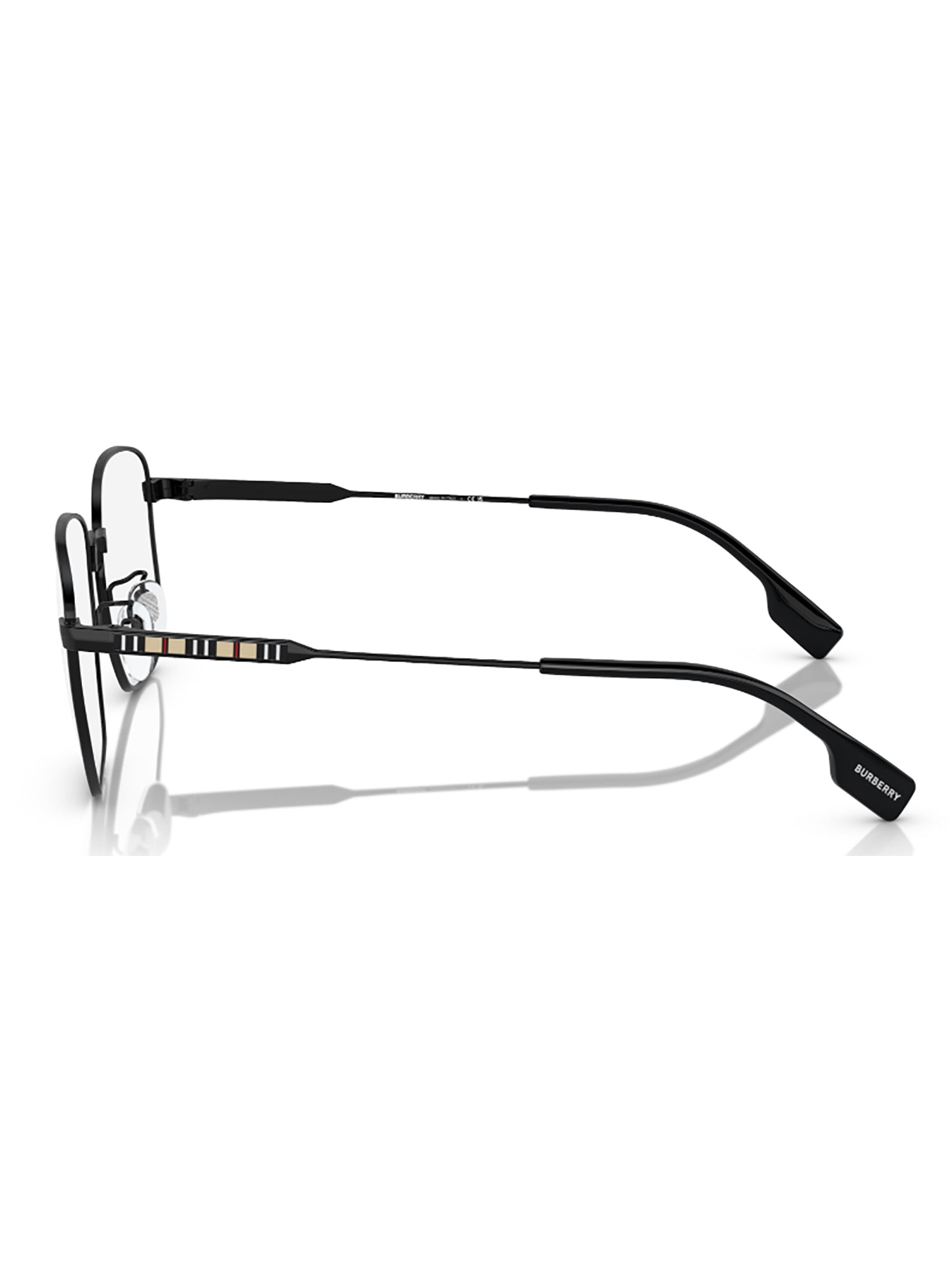 Geometric Optical Frames with Metallic Finish by Burberry