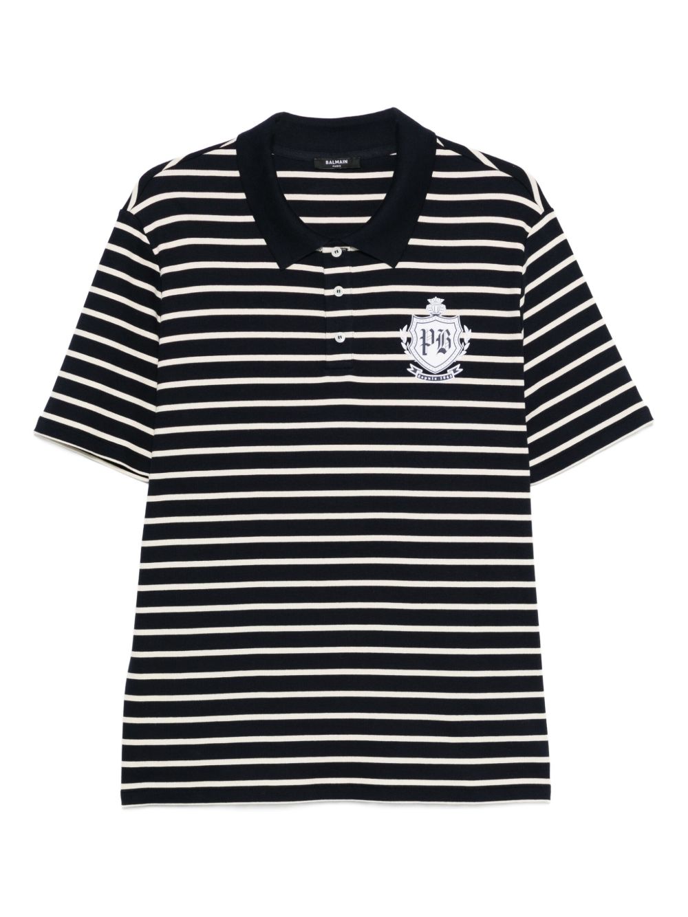 Striped Black Polo Shirt
