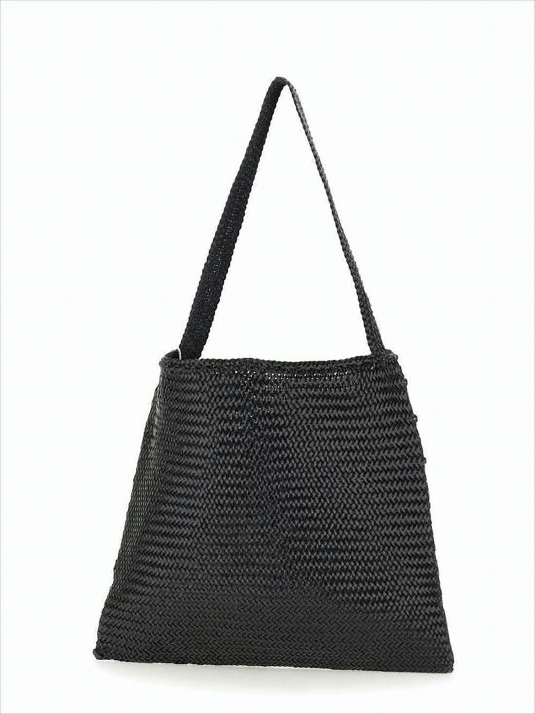 Structured Buffalo Leather Shoulder Bag