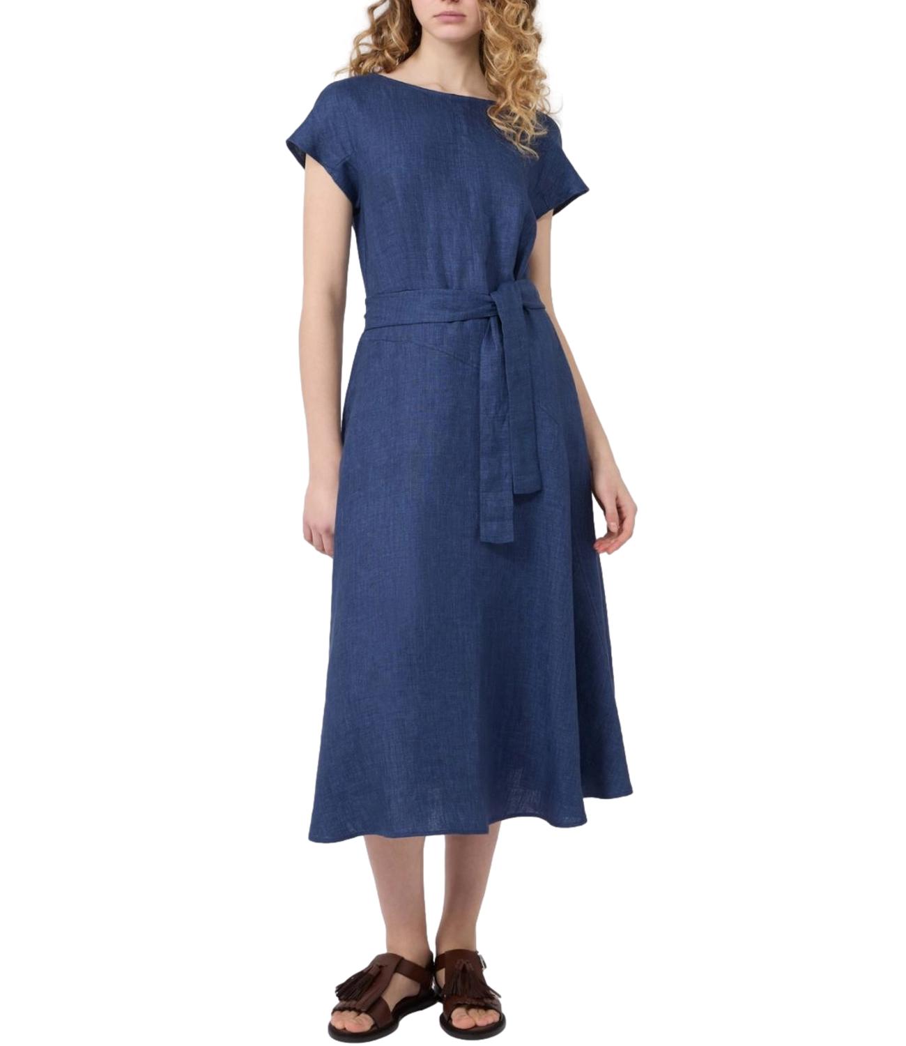 Blue Wkdesordio Virgin Wool Dress