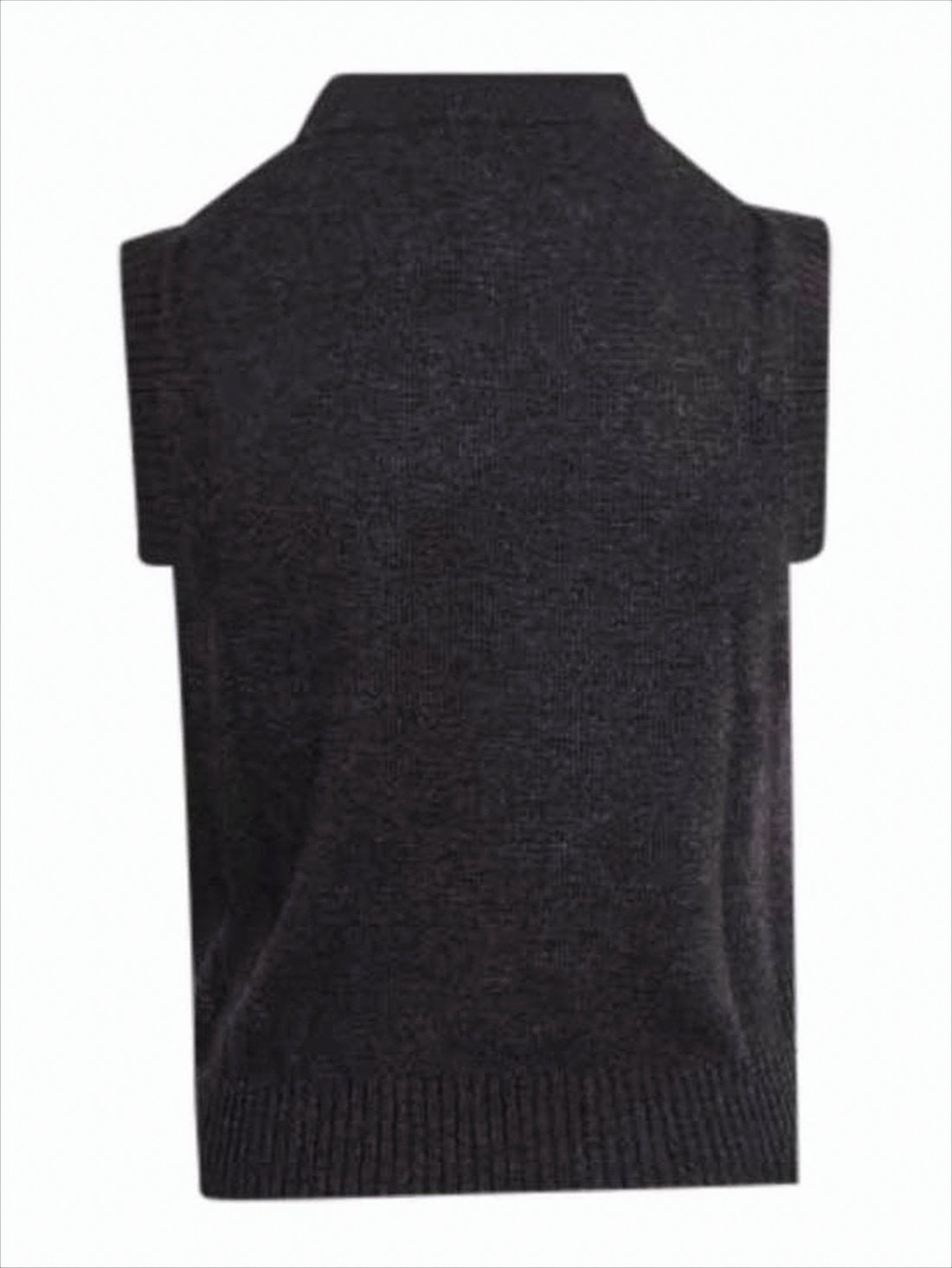 Sleeveless Knitted Sweater Vest