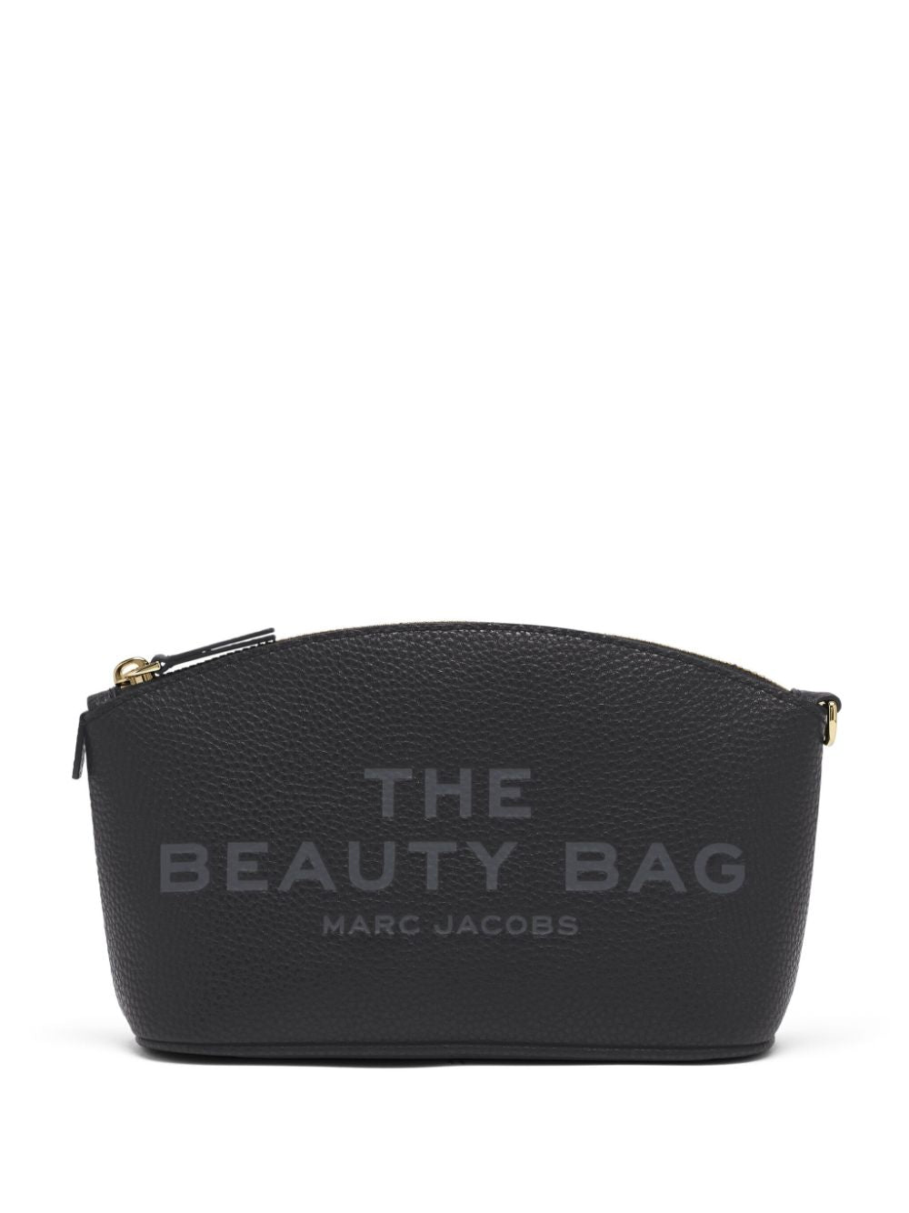 Textured Black Handbag with Detachable Strap