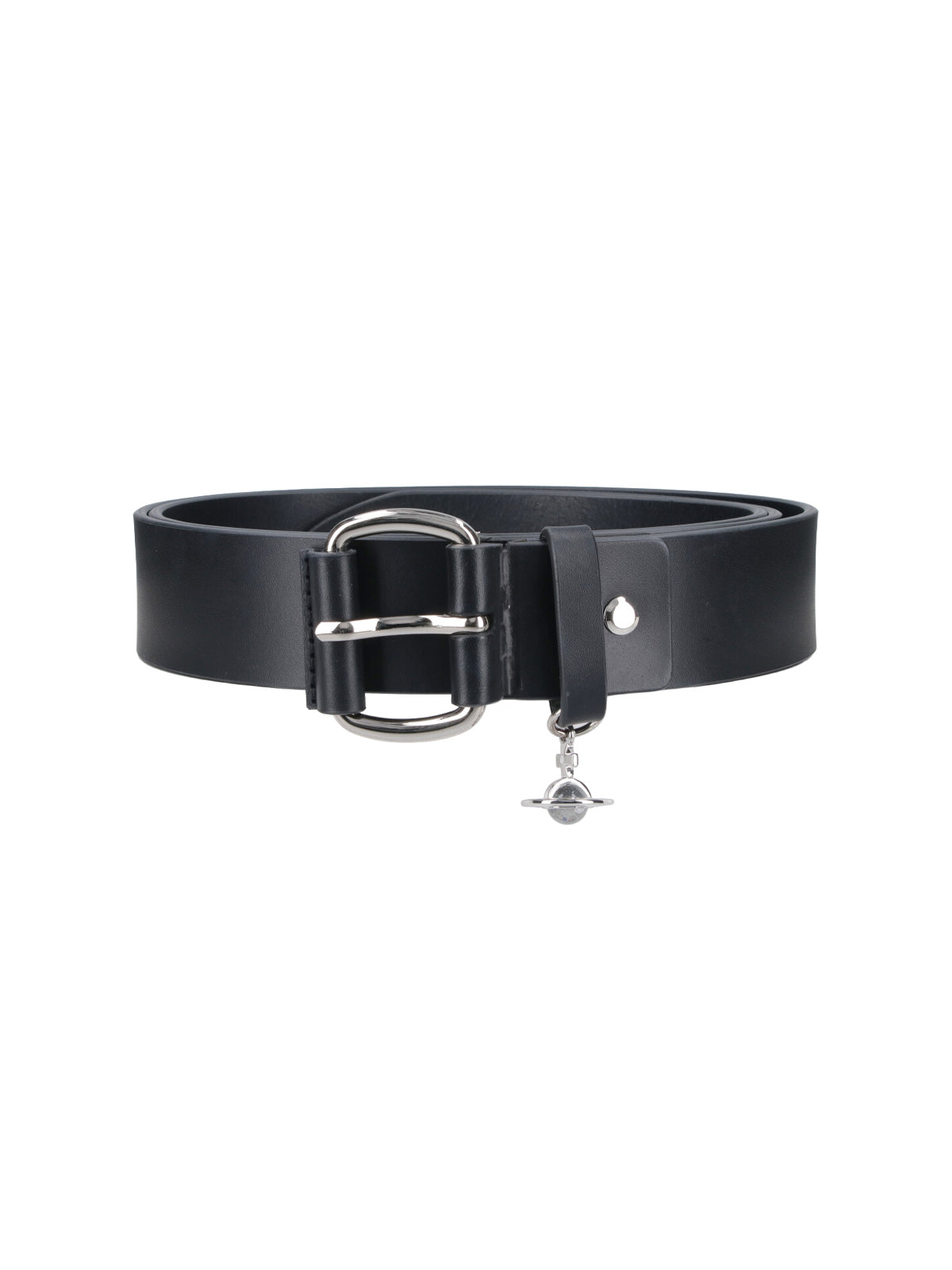 "New Wide Alex Charm" Belt – Black