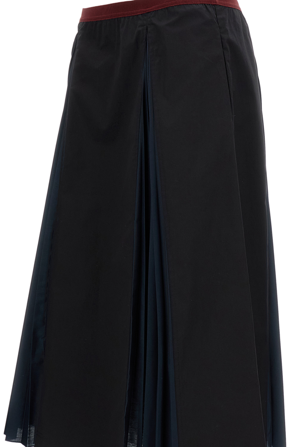 Pleated A-Line Skirt
