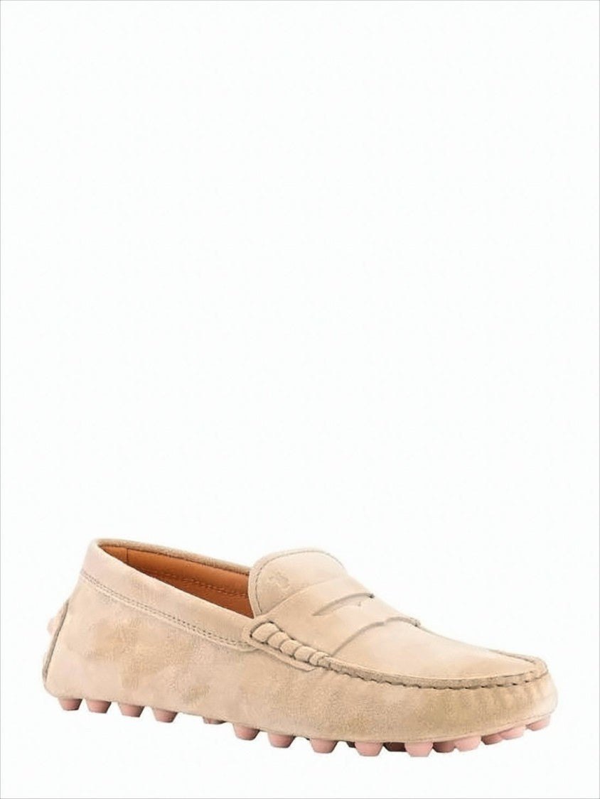 Penny Strap Loafers with Rubber Pebble Detailing