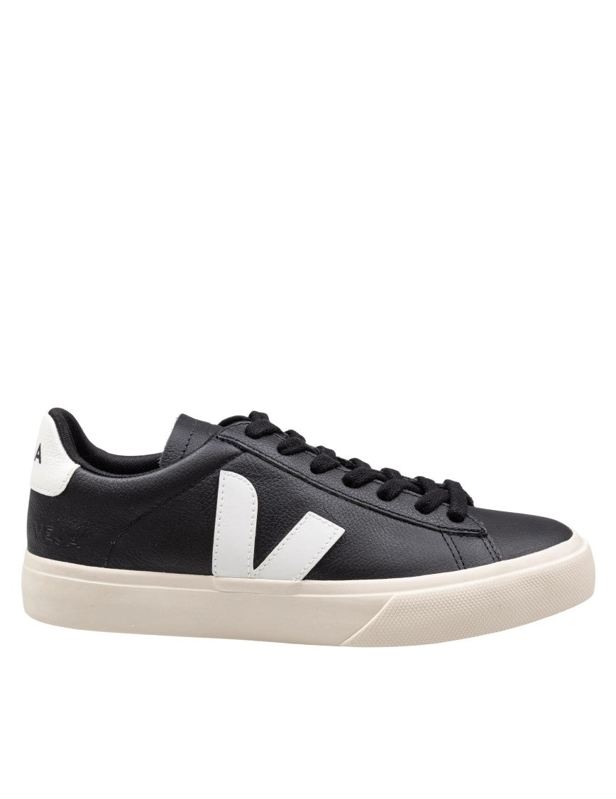 Campo In Black And White Leather