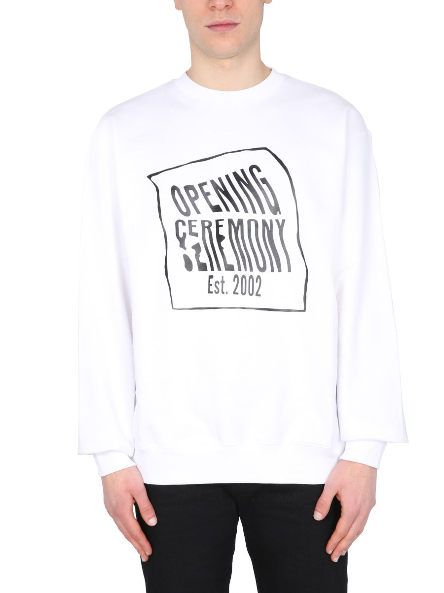 Relaxed Fit Crew Neck Sweatshirt