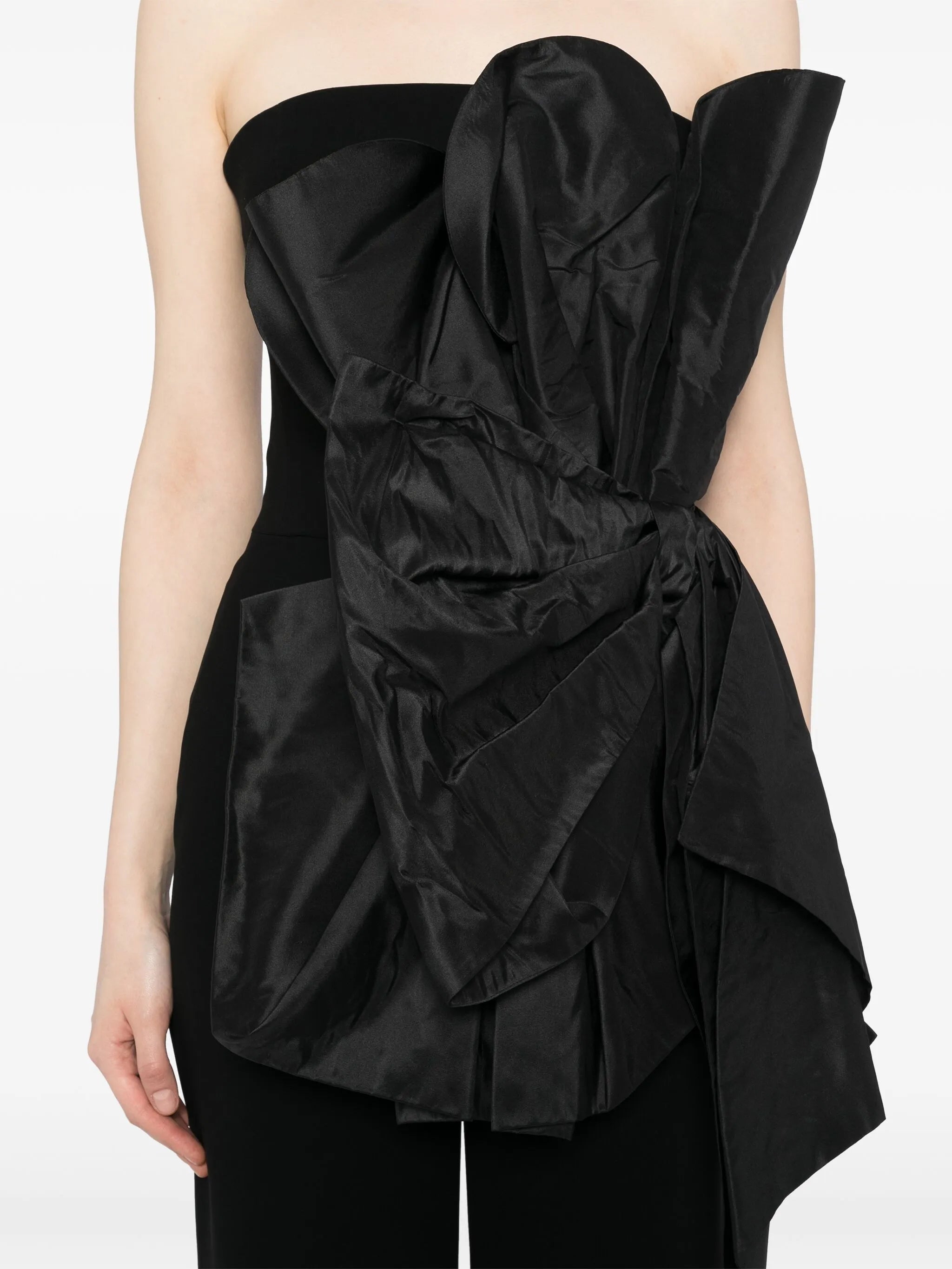 Voluminous Draped Moulage Jumpsuit