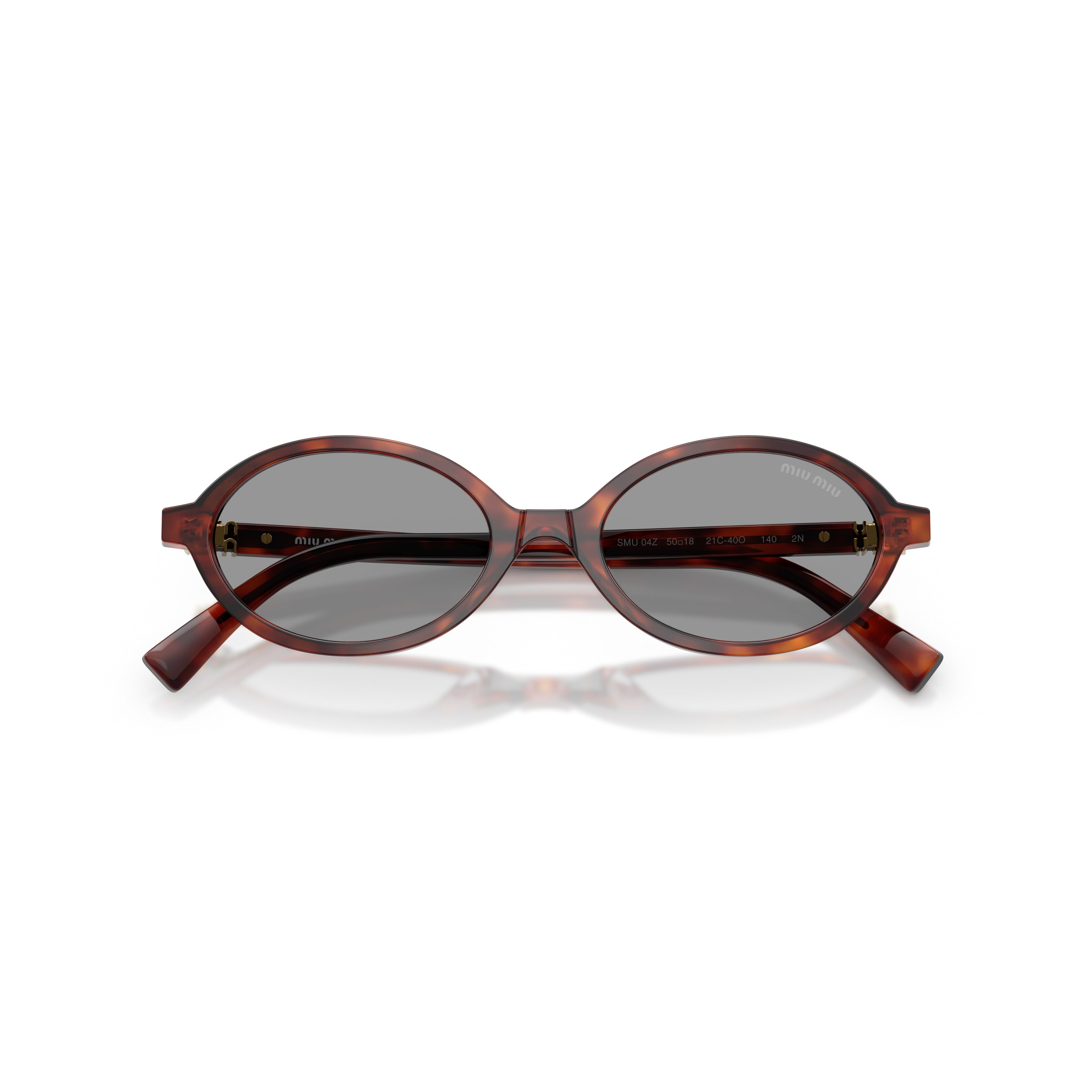 0mu 04zs Tortoiseshell Oval Frame Sunglasses
