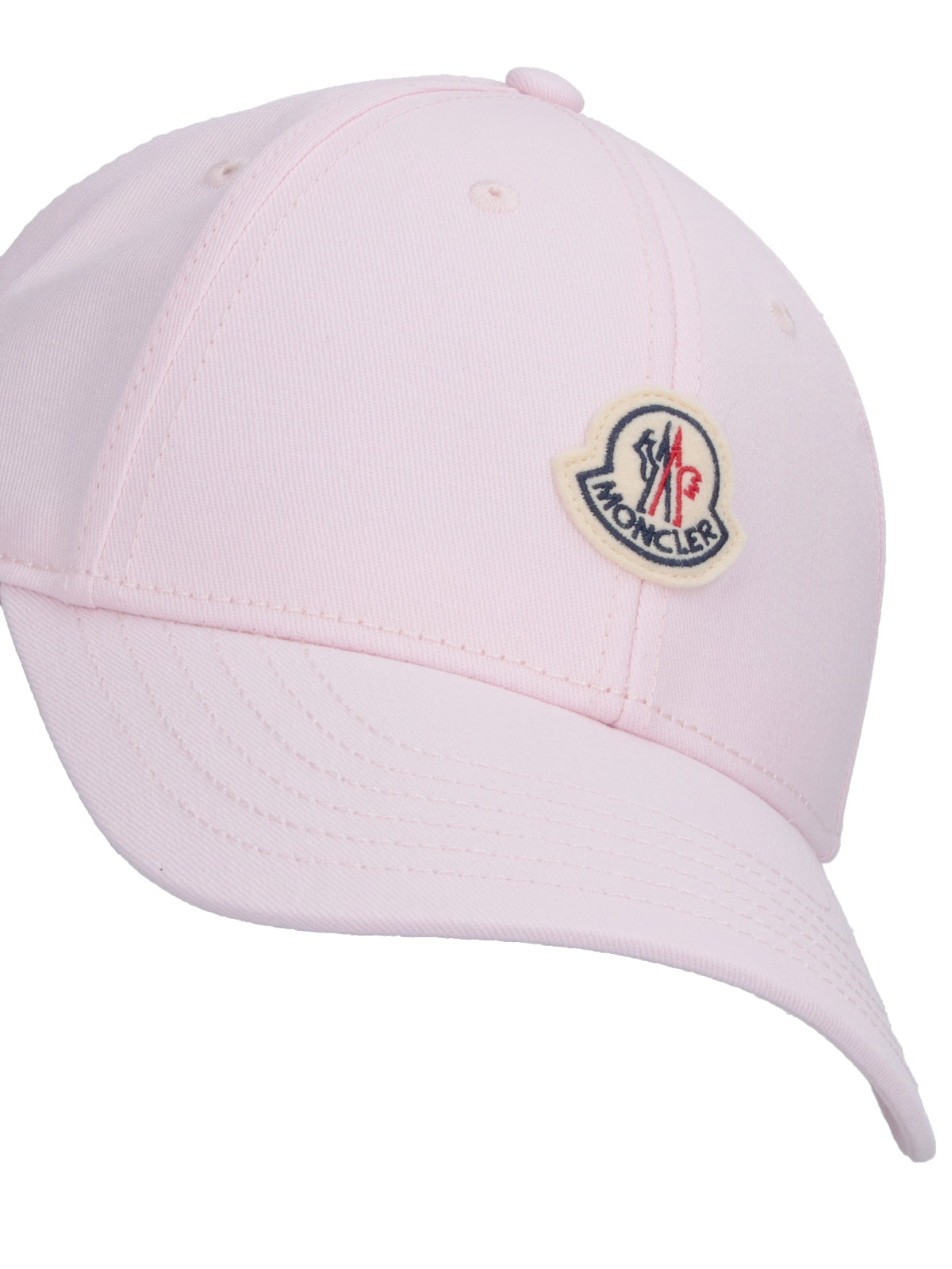 Pink Curved Visor Cotton Baseball Cap